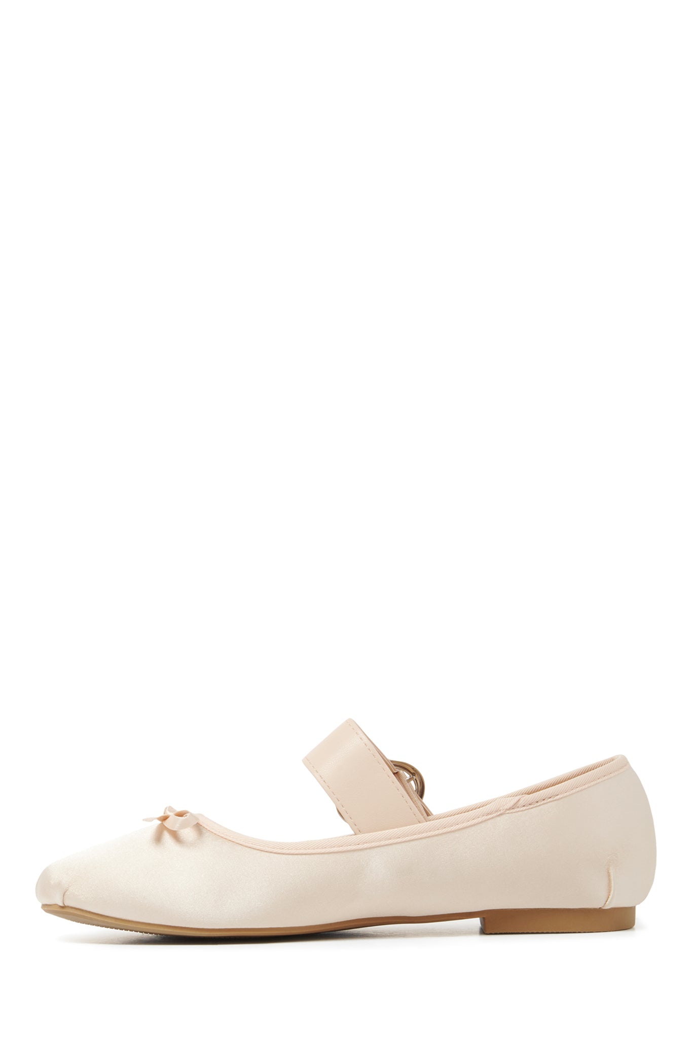 THERAPY Mesmerize Ballet Flat Blush Satin by Selfie Leslie