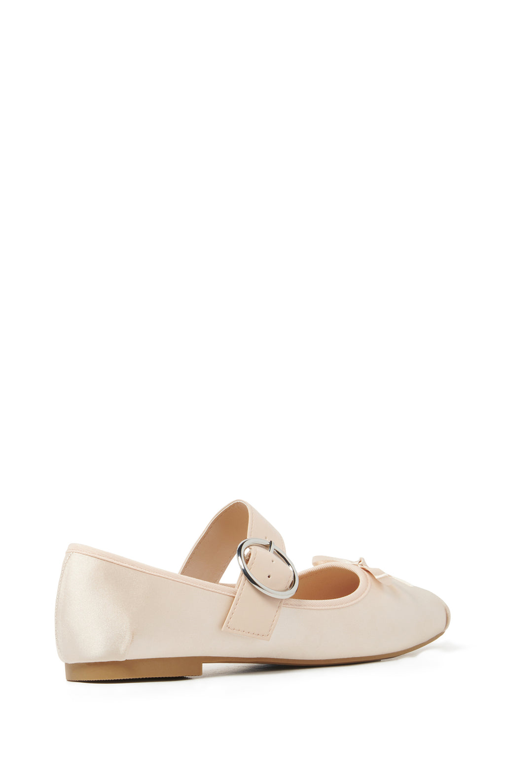 THERAPY Mesmerize Ballet Flat Blush Satin by Selfie Leslie