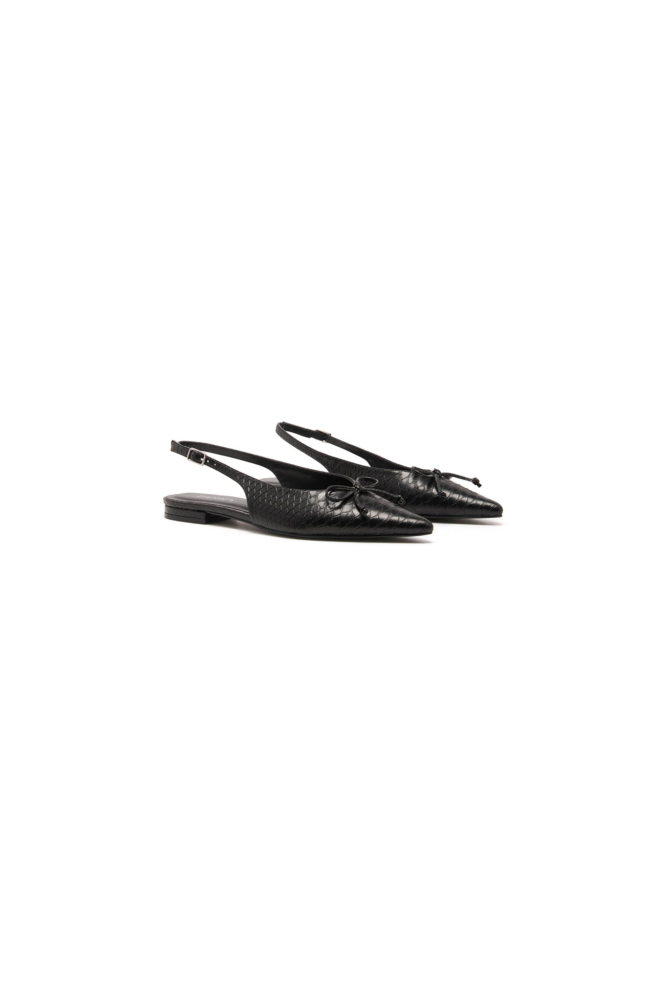 THERAPY Lavin Flat Point Black Snake by Selfie Leslie