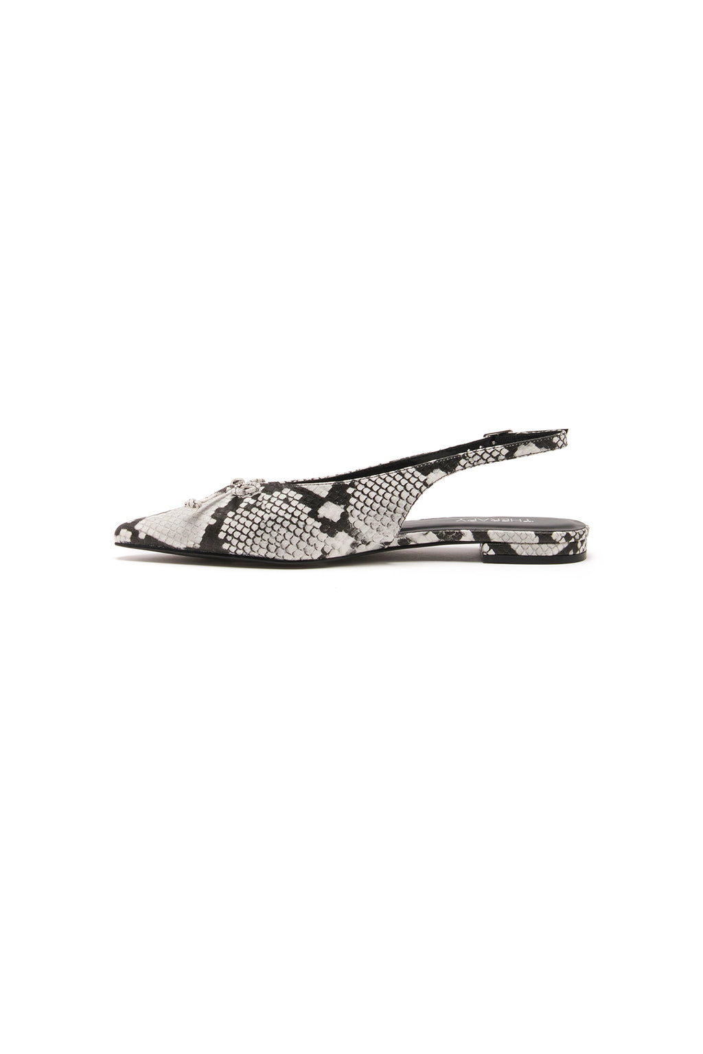 THERAPY Lavin Flat Point Black White Snake by Selfie Leslie