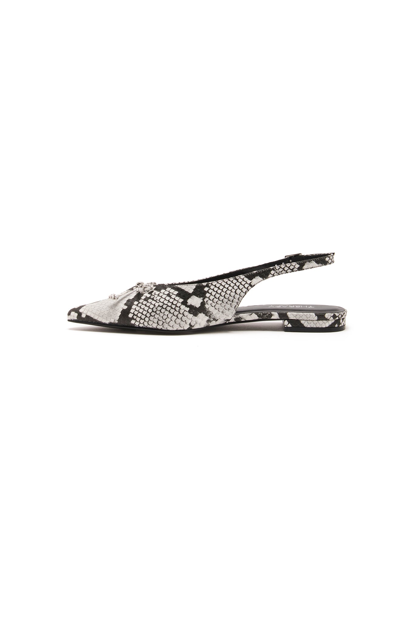 THERAPY Lavin Flat Point Black White Snake by Selfie Leslie