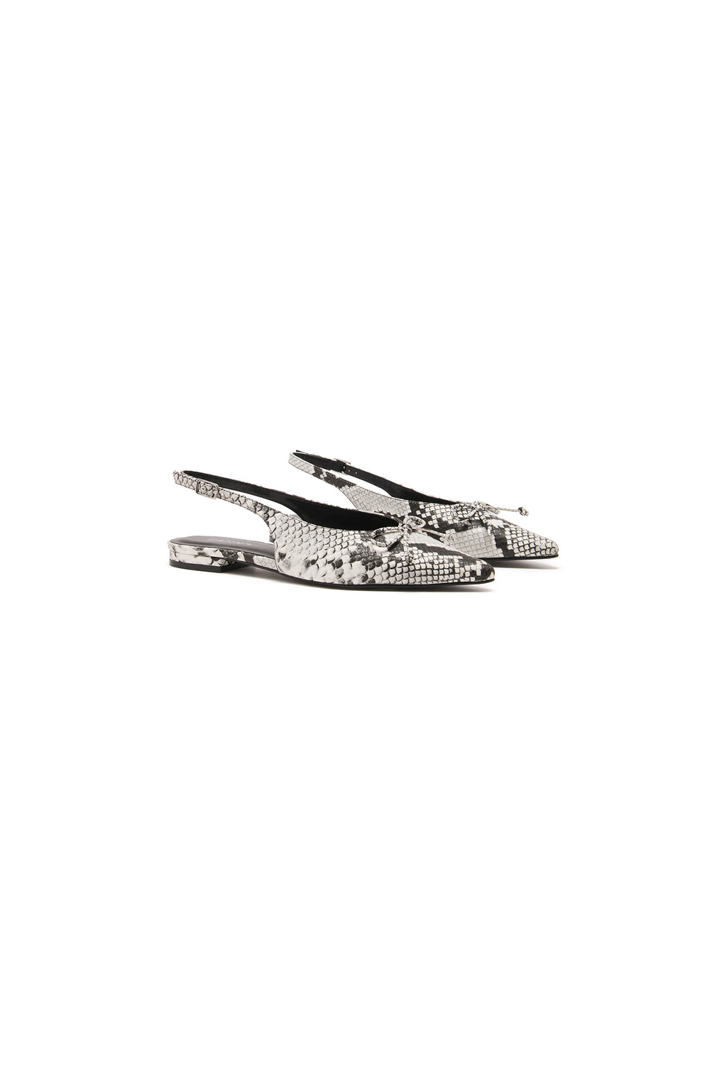 THERAPY Lavin Flat Point Black White Snake by Selfie Leslie