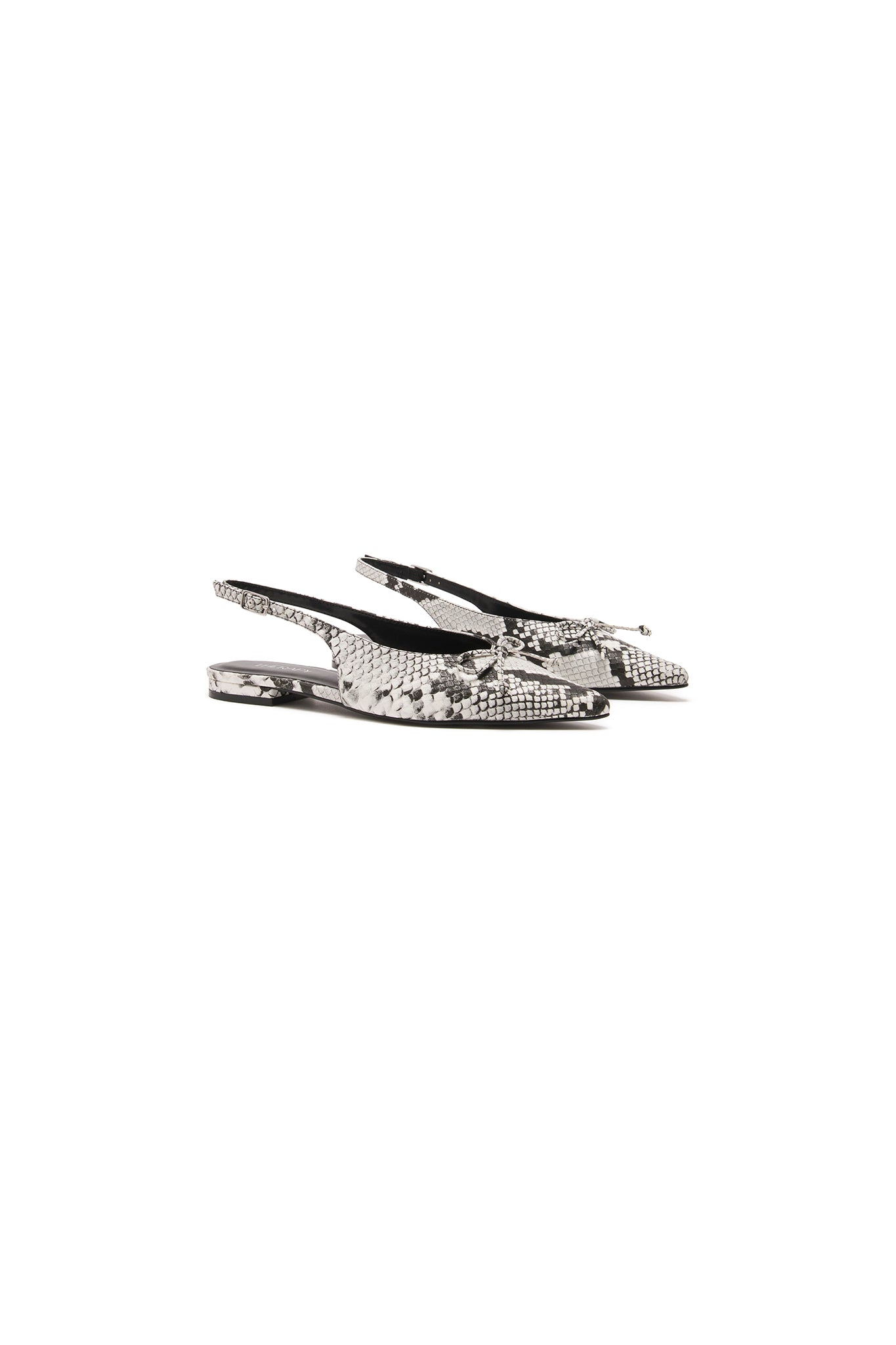 THERAPY Lavin Flat Point Black White Snake by Selfie Leslie