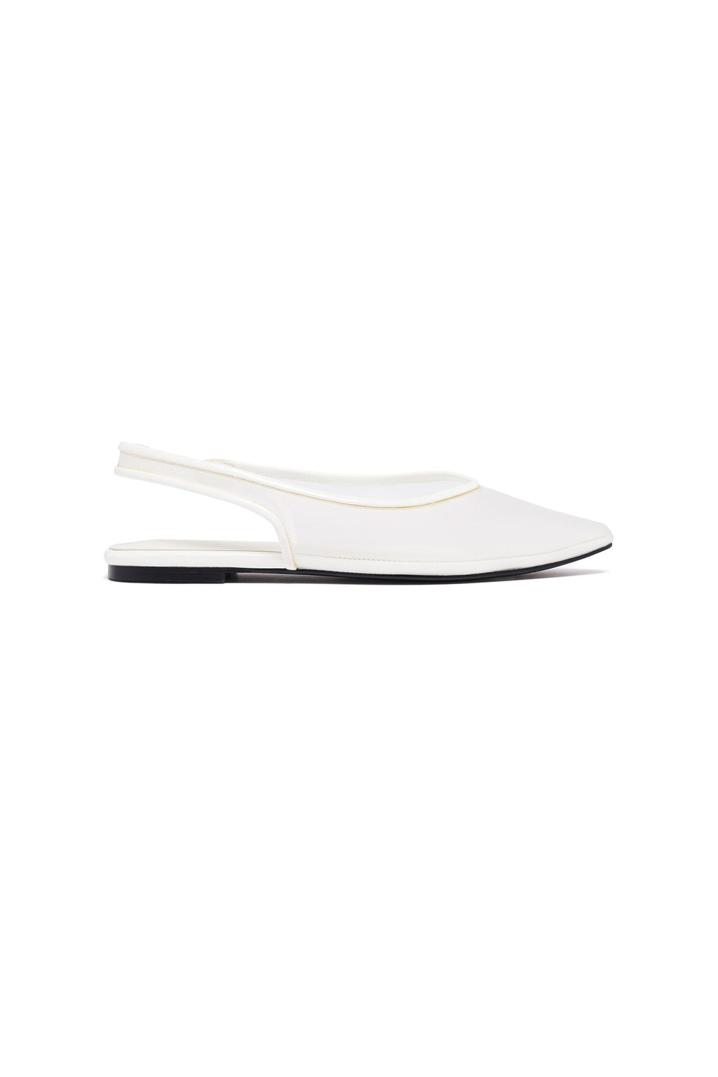 THERAPY Lazer White Patent Ballet Flat by Selfie Leslie