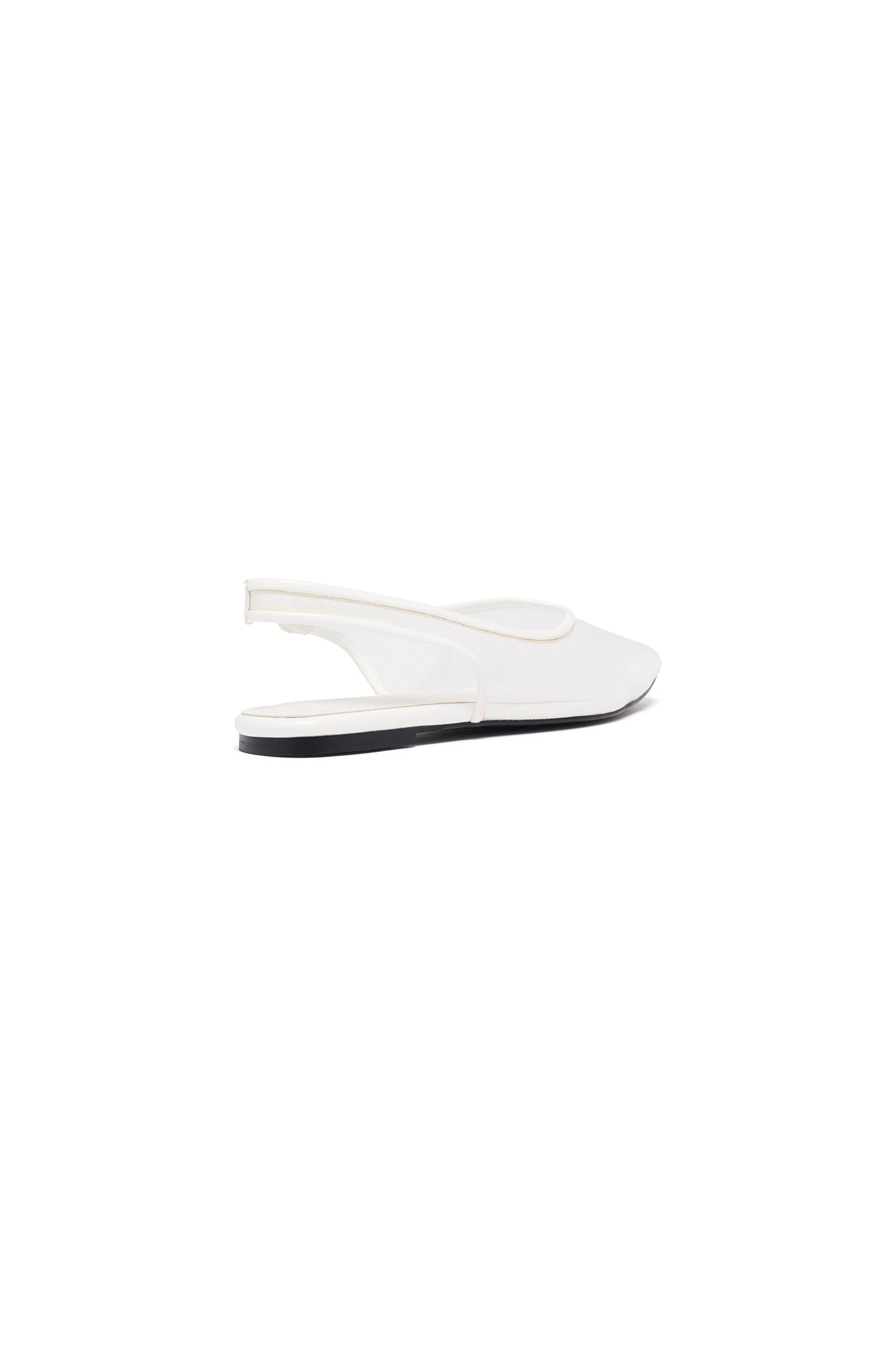 THERAPY Lazer White Patent Ballet Flat by Selfie Leslie