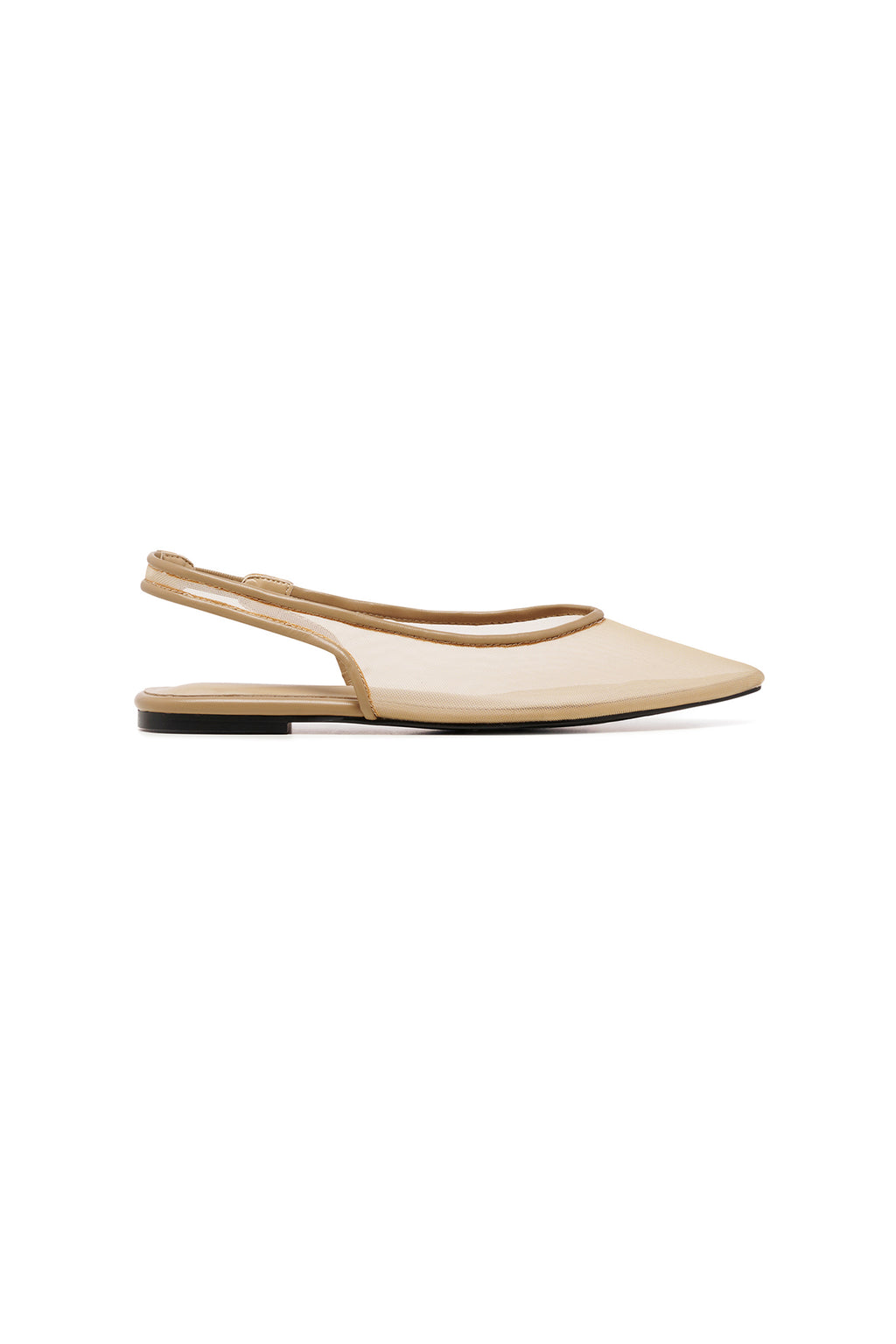 THERAPY Lazer Nude Patent Ballet Flat by Selfie Leslie