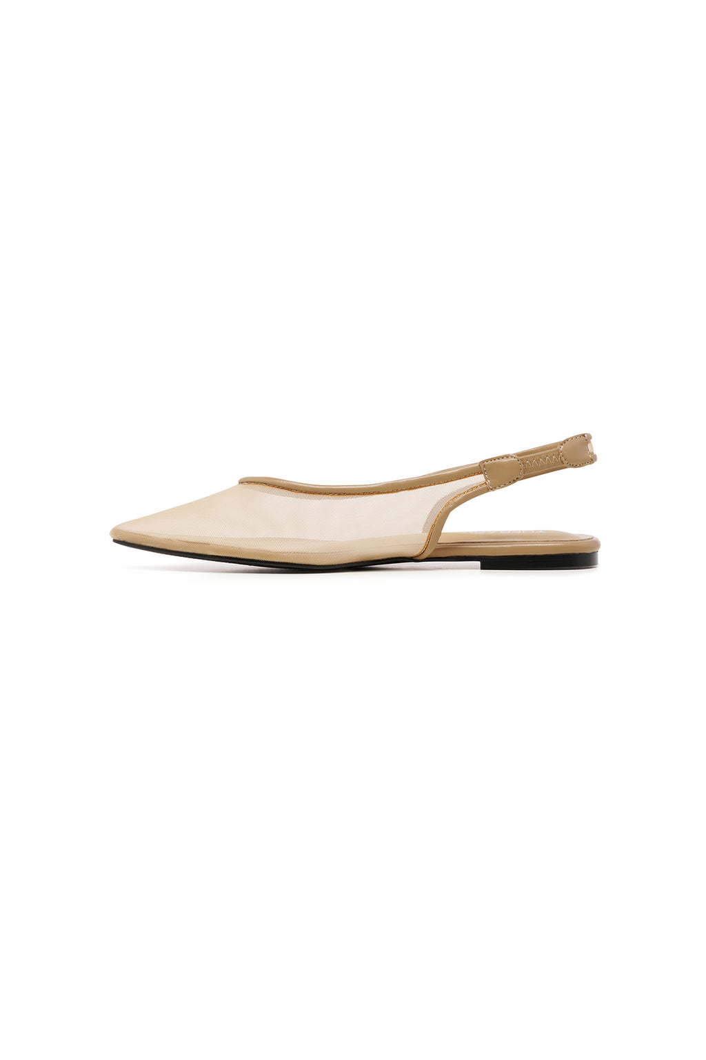 THERAPY Lazer Nude Patent Ballet Flat by Selfie Leslie