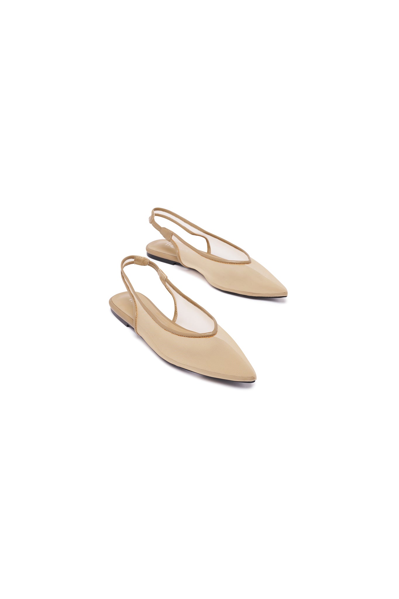 THERAPY Lazer Nude Patent Ballet Flat by Selfie Leslie