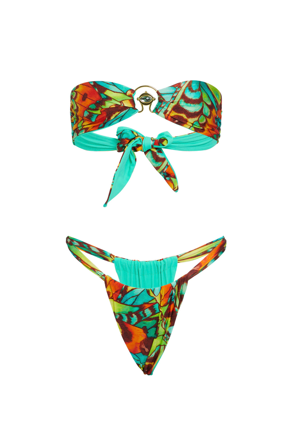 VDM Bailey Butterfly Reversible Bandeau by Selfie Leslie
