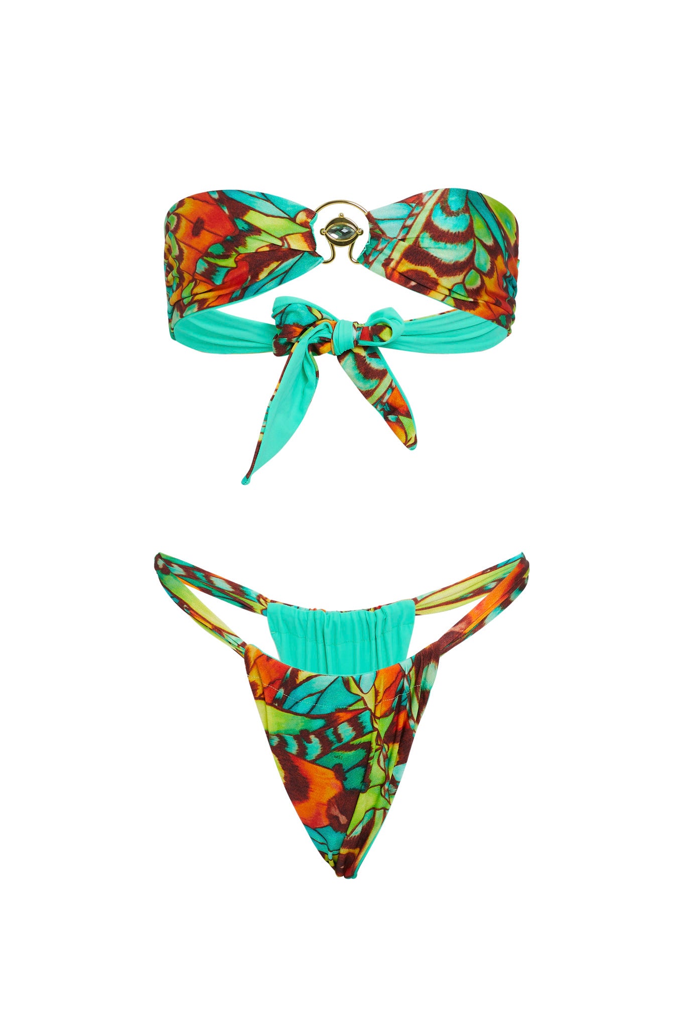 VDM Bailey Butterfly Reversible Bandeau by Selfie Leslie