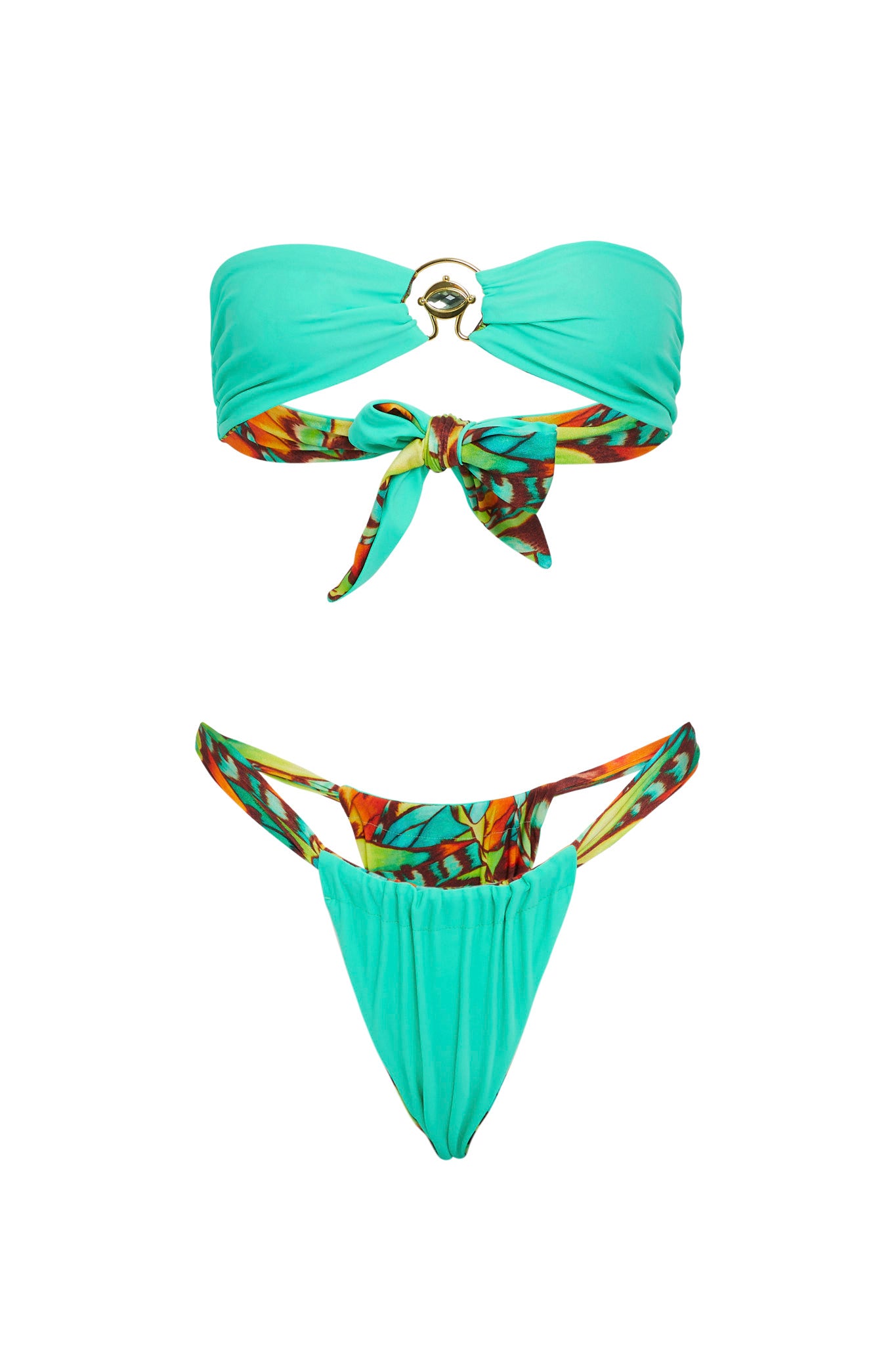 VDM Bailey Butterfly Reversible Bandeau by Selfie Leslie