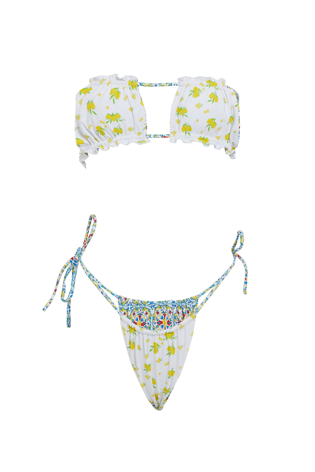 VDM Marley Capri/Limone Reversible Bottom by Selfie Leslie