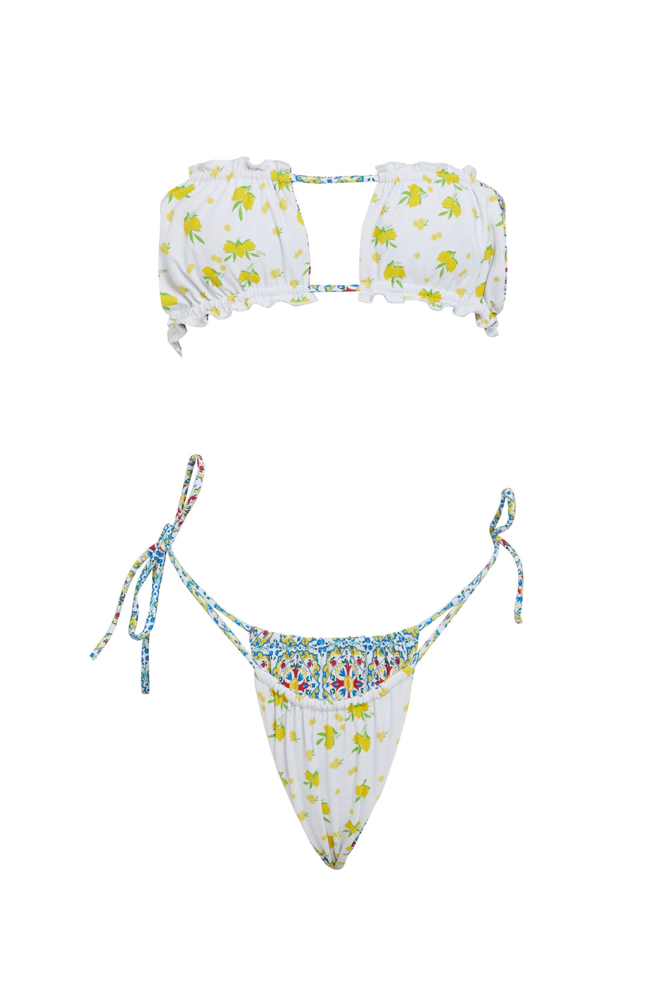 VDM Marley Capri/Limone Reversible Bottom by Selfie Leslie