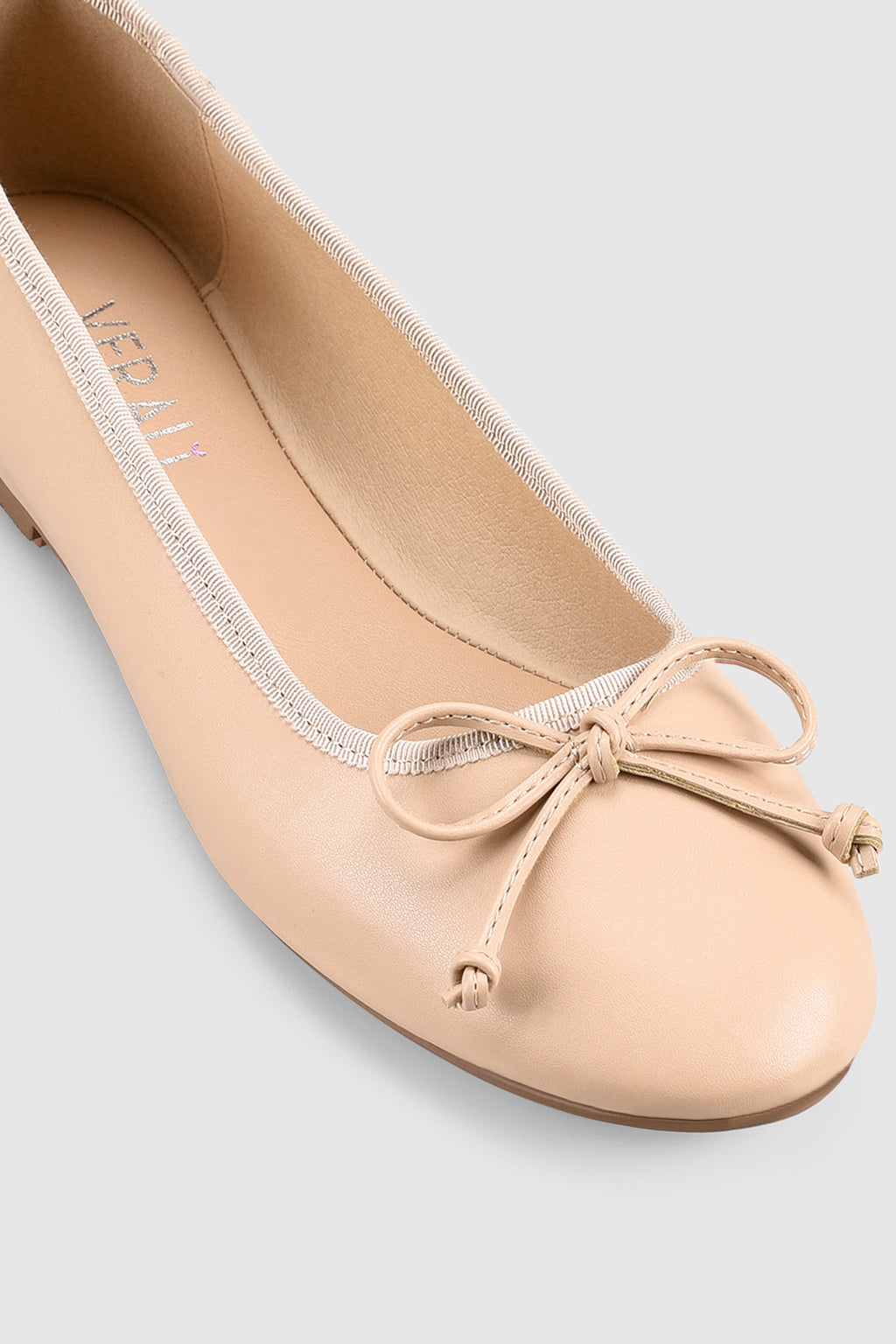 VERALi Ballerina Ballet Flats Nude Smooth by Selfie Leslie