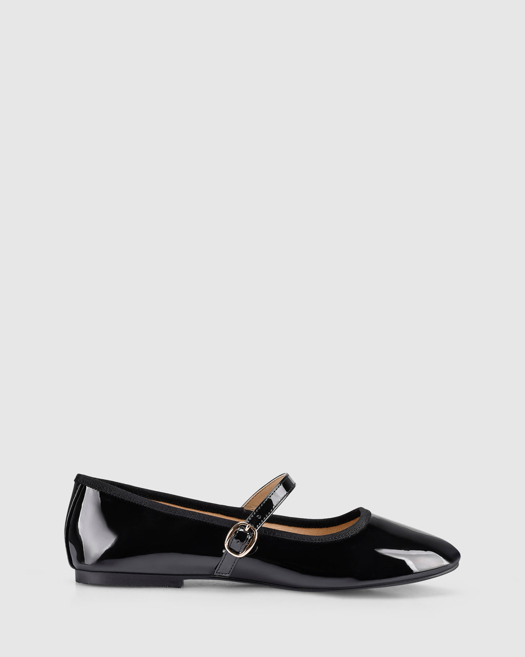 VERALi Bambi Mary-Jane Flats Black Patent by Selfie Leslie