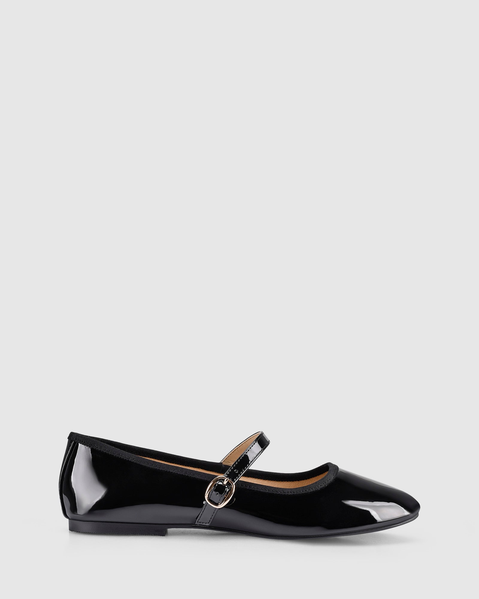 VERALi Bambi Mary-Jane Flats Black Patent by Selfie Leslie