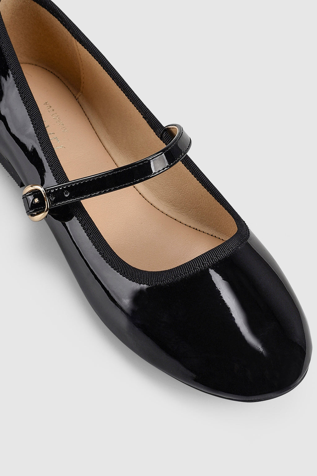 VERALi Bambi Mary-Jane Flats Black Patent by Selfie Leslie