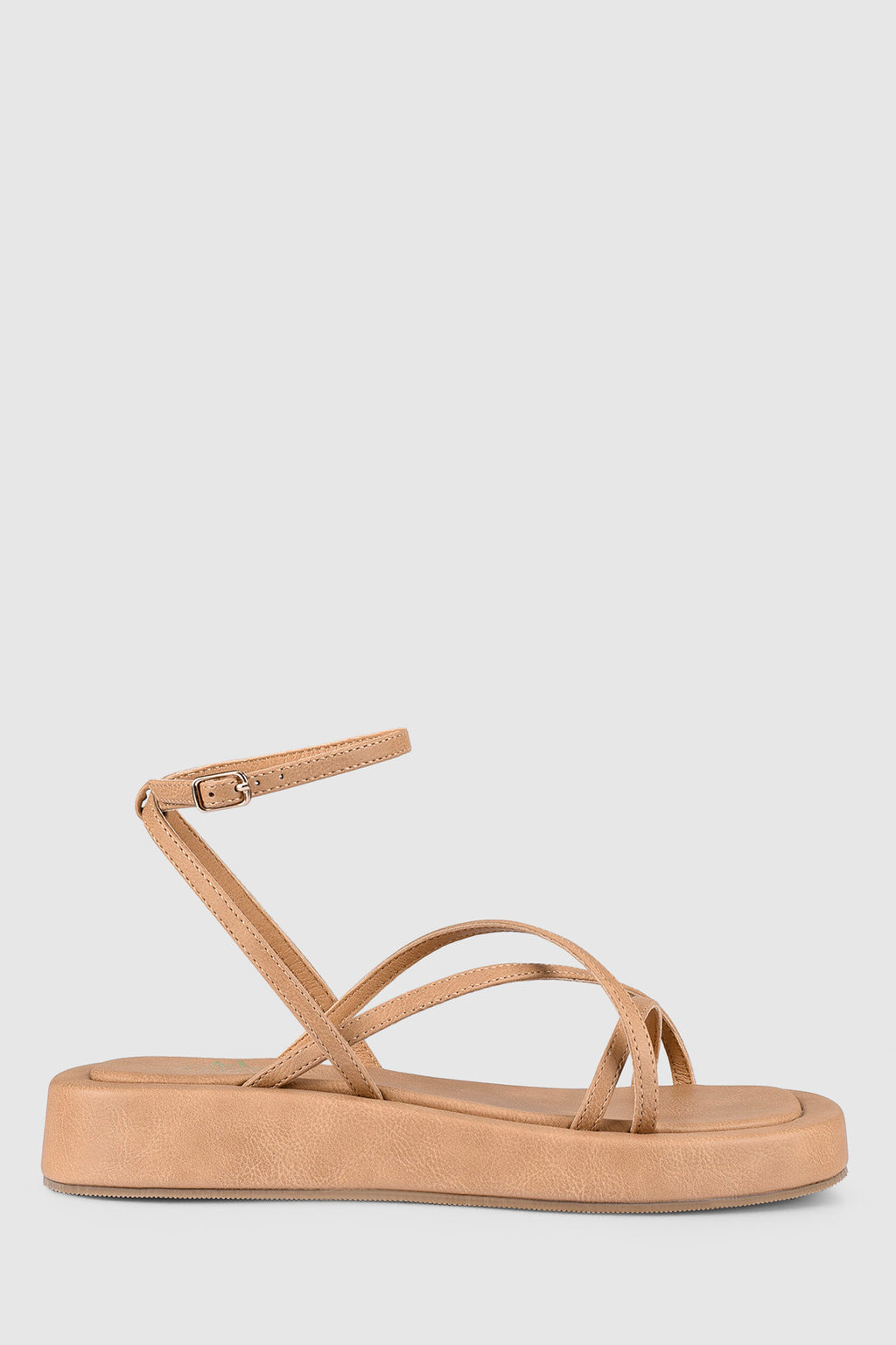VERALi Bondi Flatform Sandals Caramel Softee by Selfie Leslie