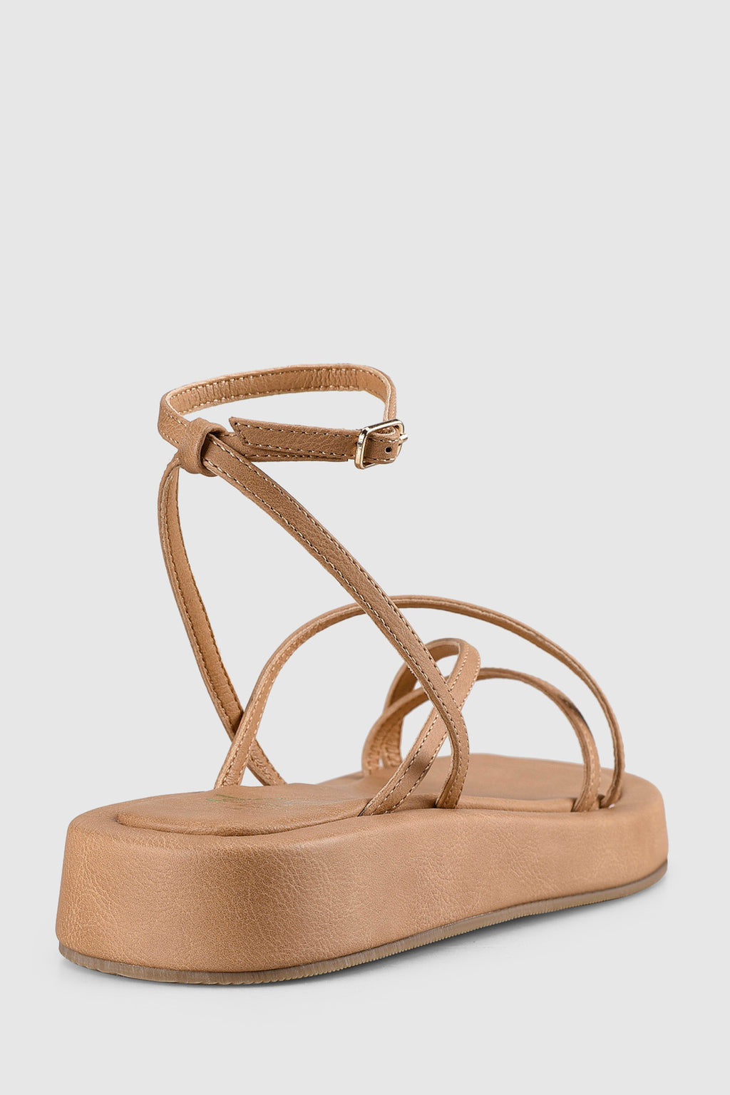 VERALi Bondi Flatform Sandals Caramel Softee by Selfie Leslie
