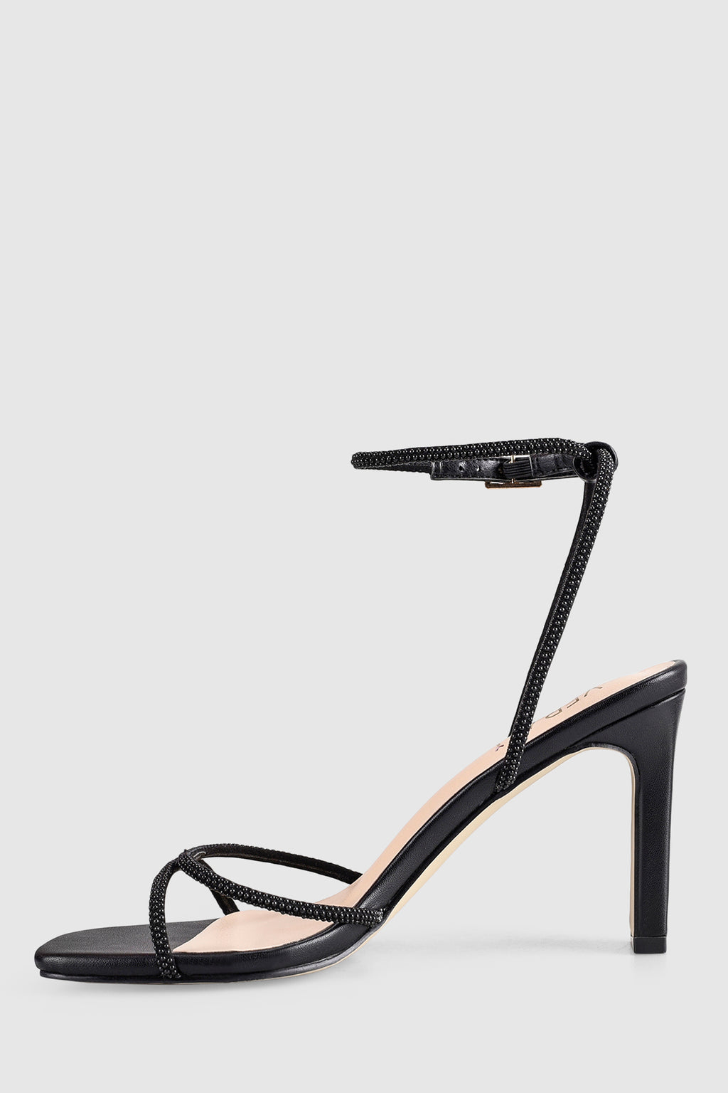 VERALi Kian Block Heel Sandals Black Pearl by Selfie Leslie