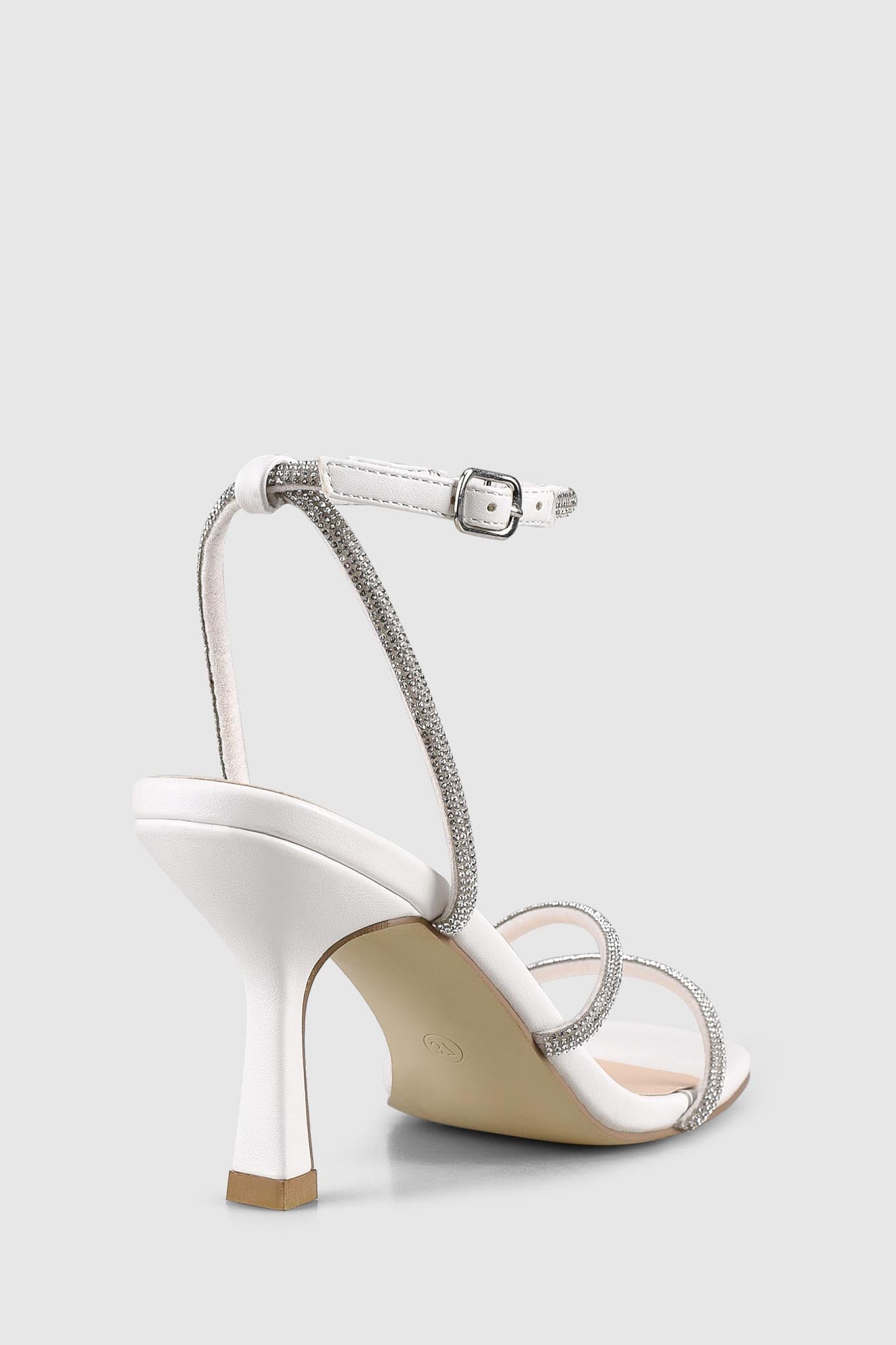 VERALi Pepper Strappy Sandals Chalk by Selfie Leslie