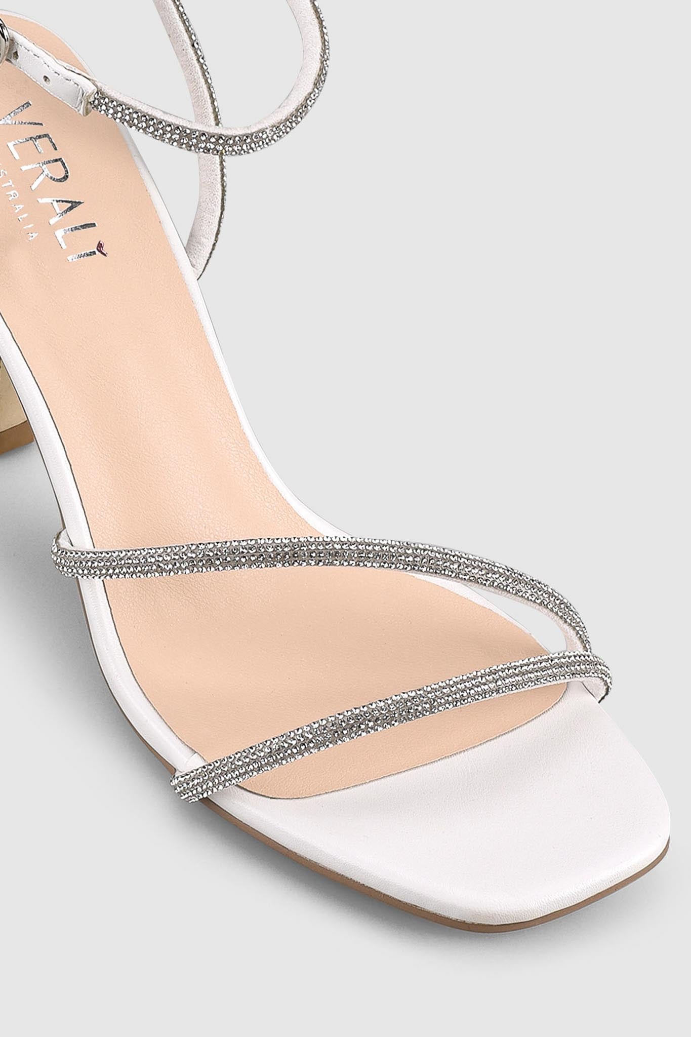 VERALi Pepper Strappy Sandals Chalk by Selfie Leslie
