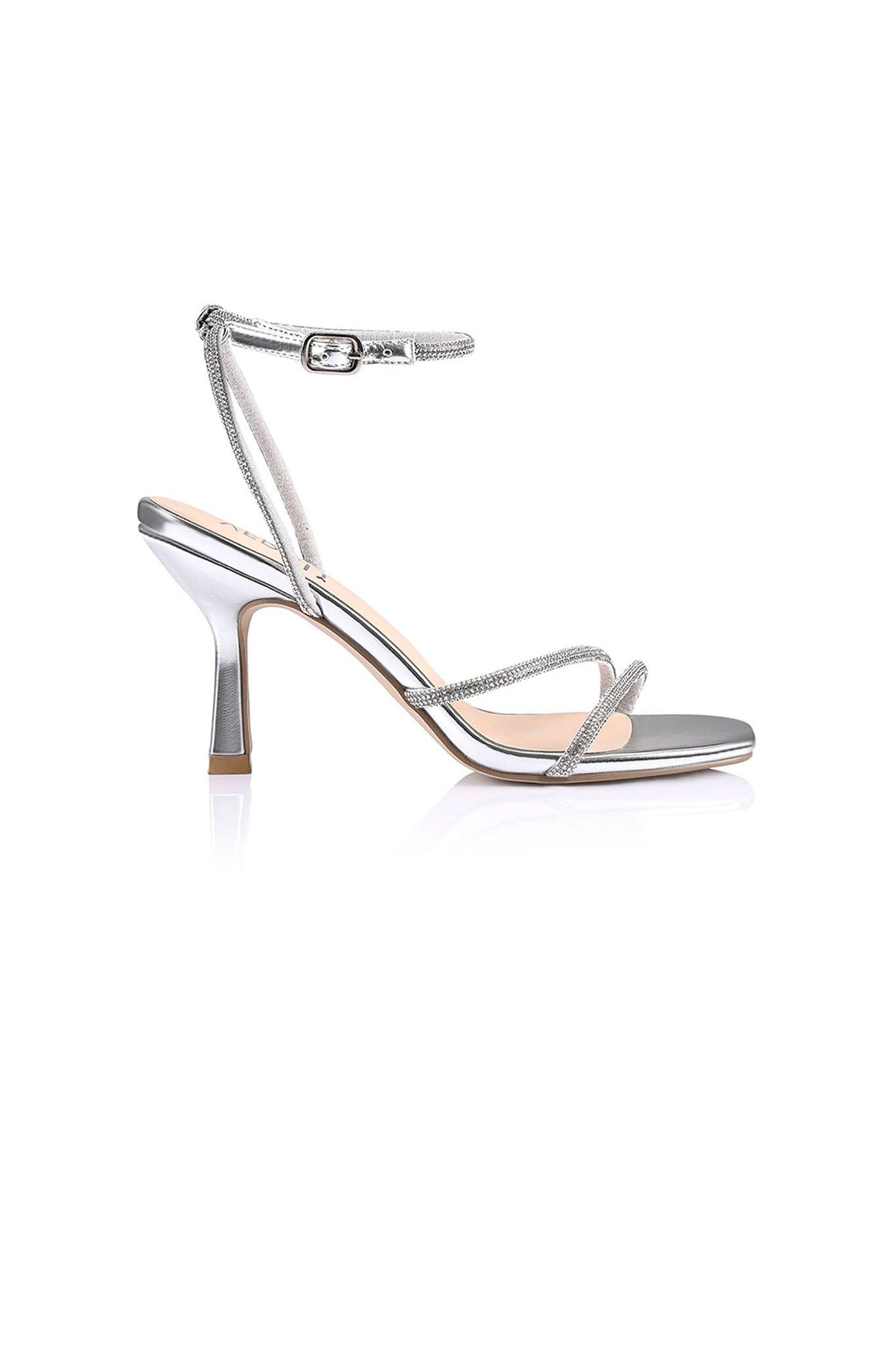 VERALi Pepper Strappy Sandals Silver by Selfie Leslie