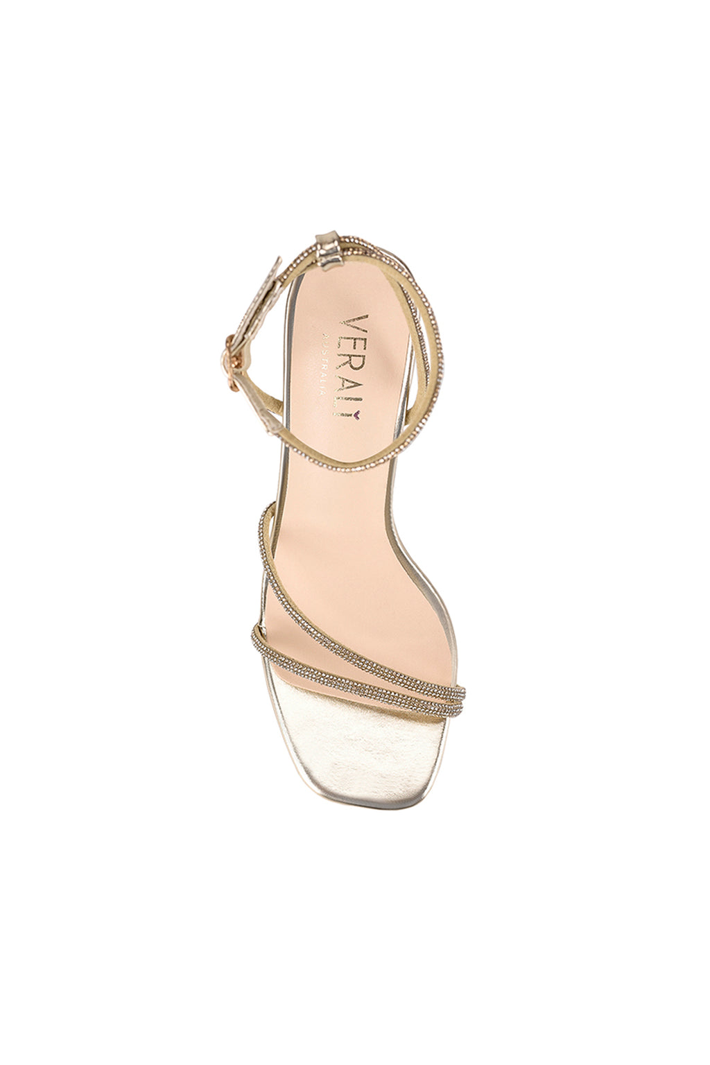 VERALI Pepper Strappy Sandals Champagne by Selfie Leslie