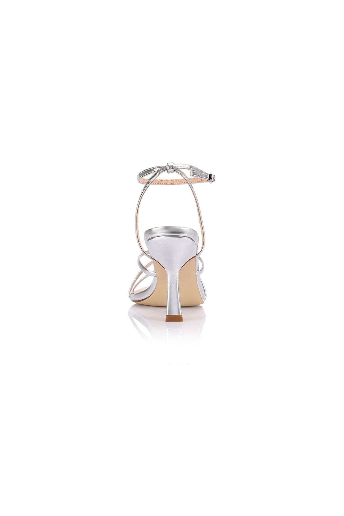 VERALi Penelope Strappy Sandals Silver Metallic by Selfie Leslie