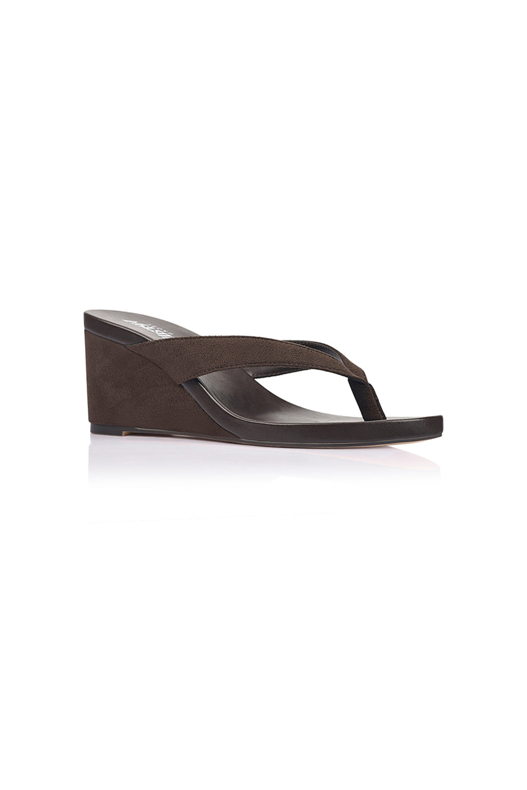 VERALi Polly Thong Wedges Brown by Selfie Leslie