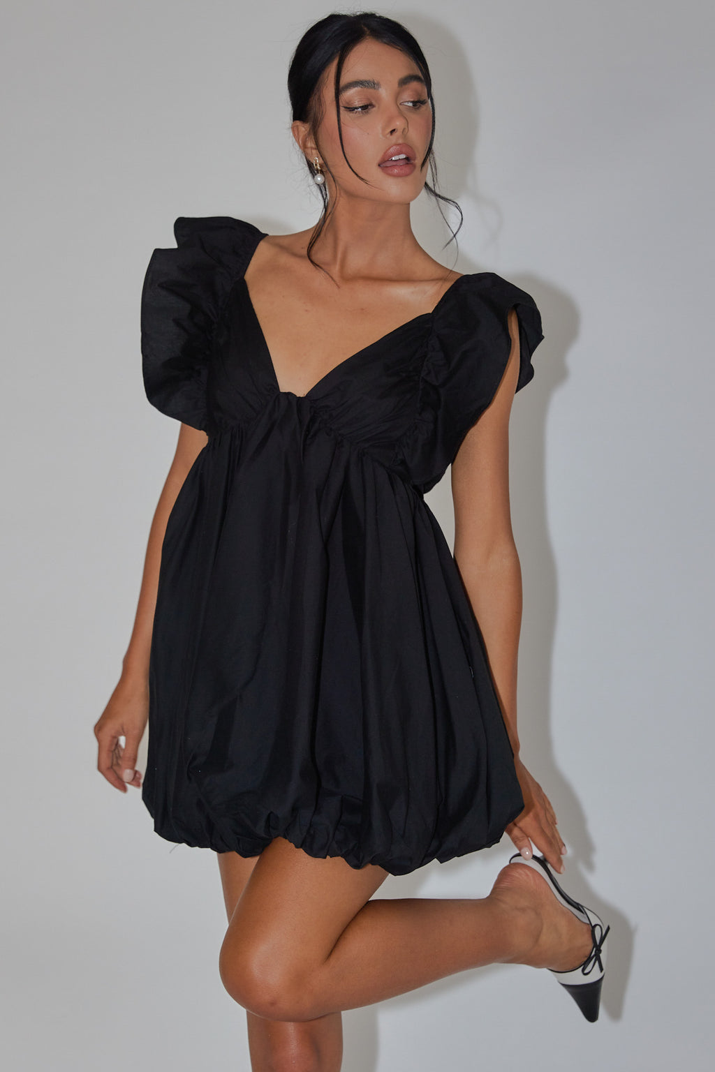Horoscope Bubble Hem Mini Dress Black | Selfie Leslie Horoscope Bubble Hem Mini Dress Black | Selfie Leslie
