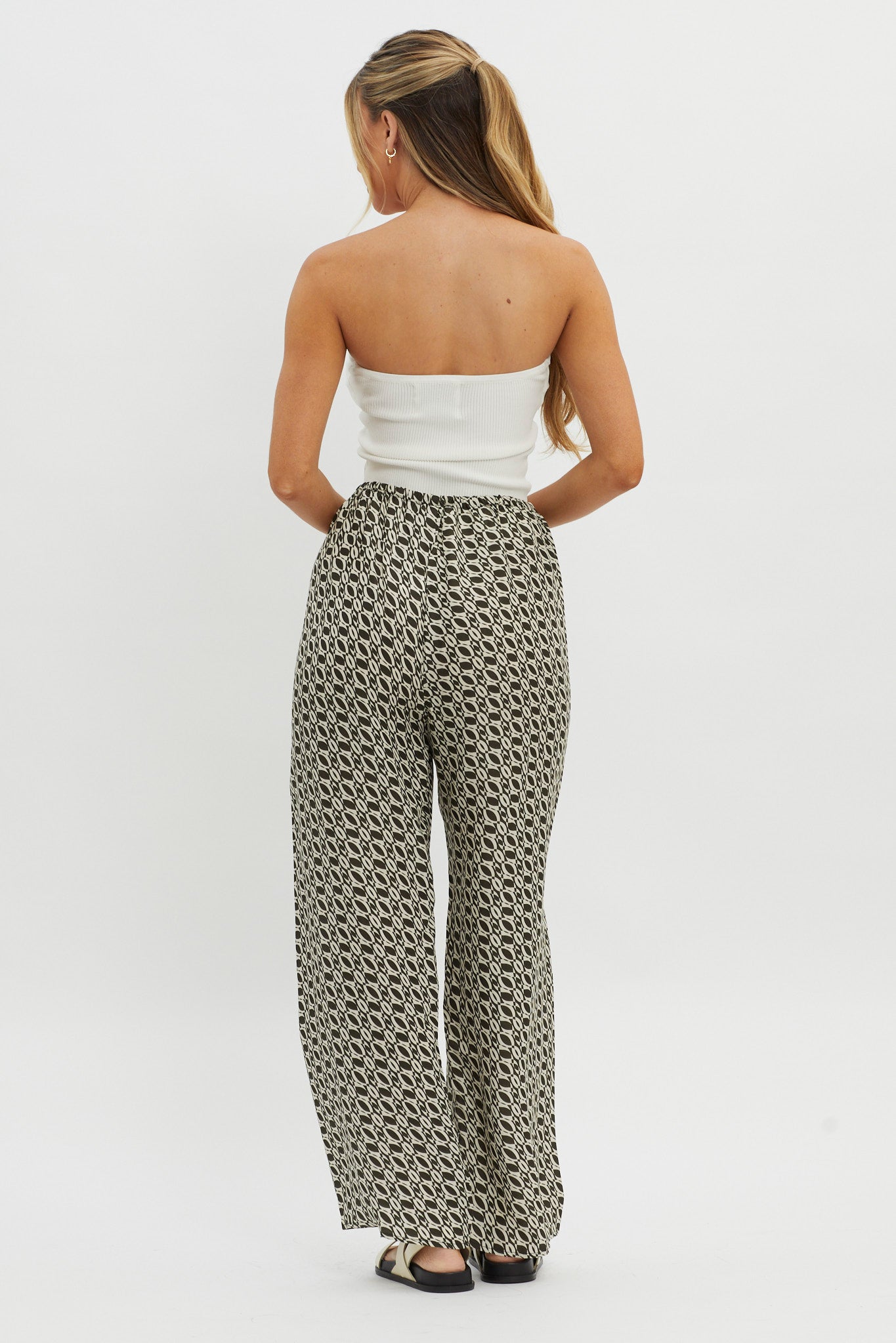 Avenue Drawstring Pants Print Solna by Selfie Leslie