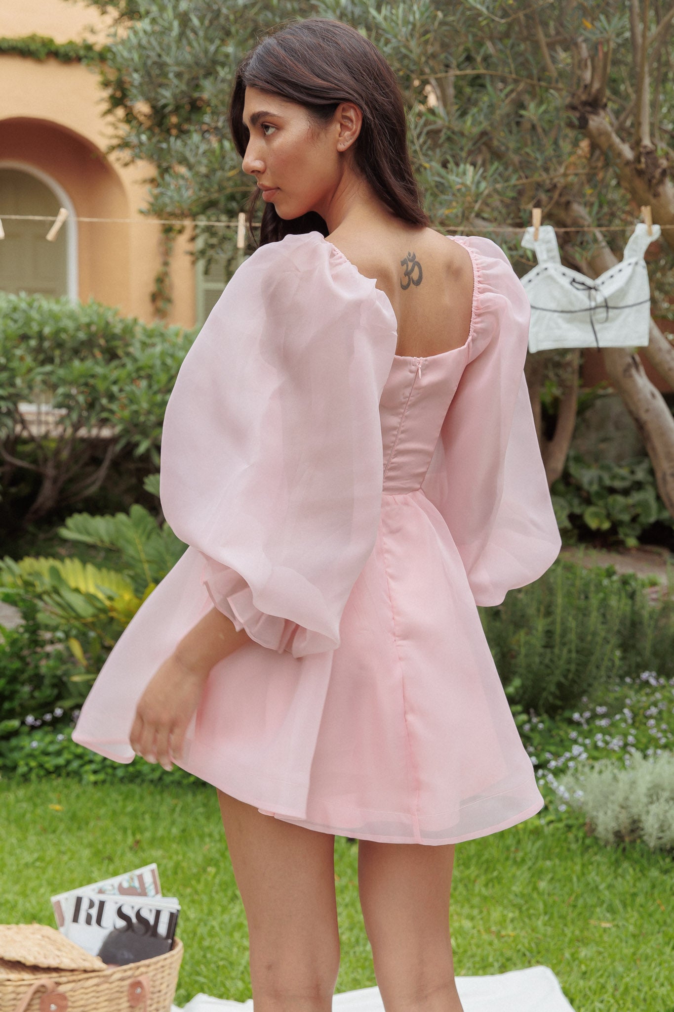 I've Got Sunshine Long Sleeve Mini Dress Blush | Selfie Leslie