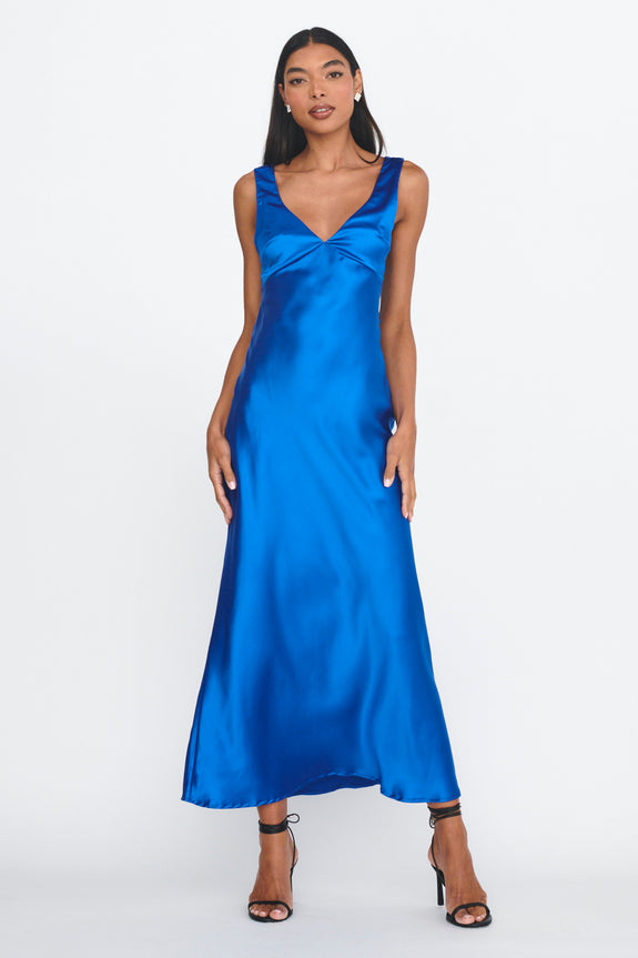 Jelena Draped Back Maxi Dress Apple
