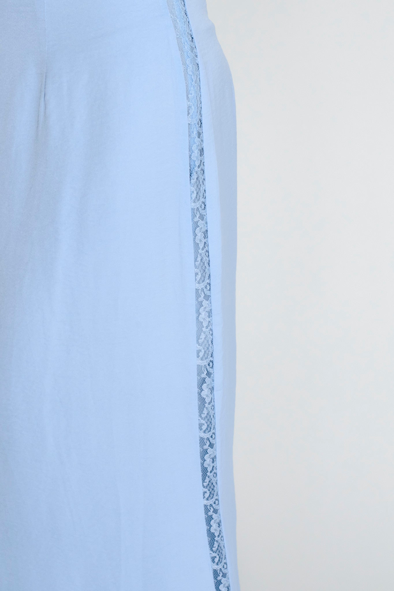 Pammy Lace Trim Maxi Skirt Cloud Blue by Selfie Leslie