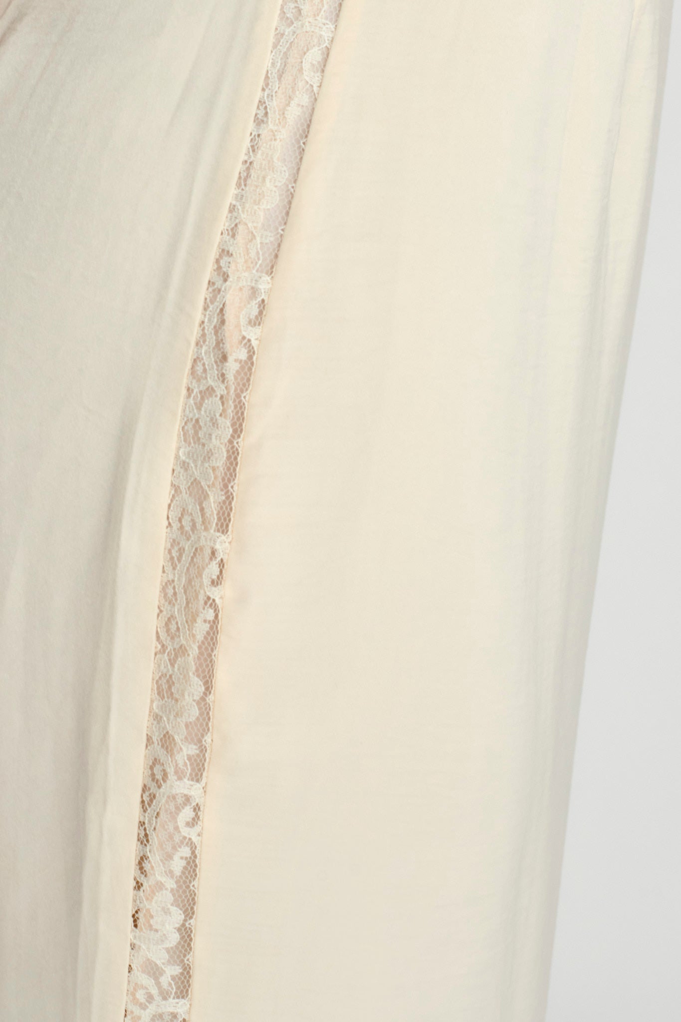 Pammy Lace Trim Maxi Skirt Oyster by Selfie Leslie