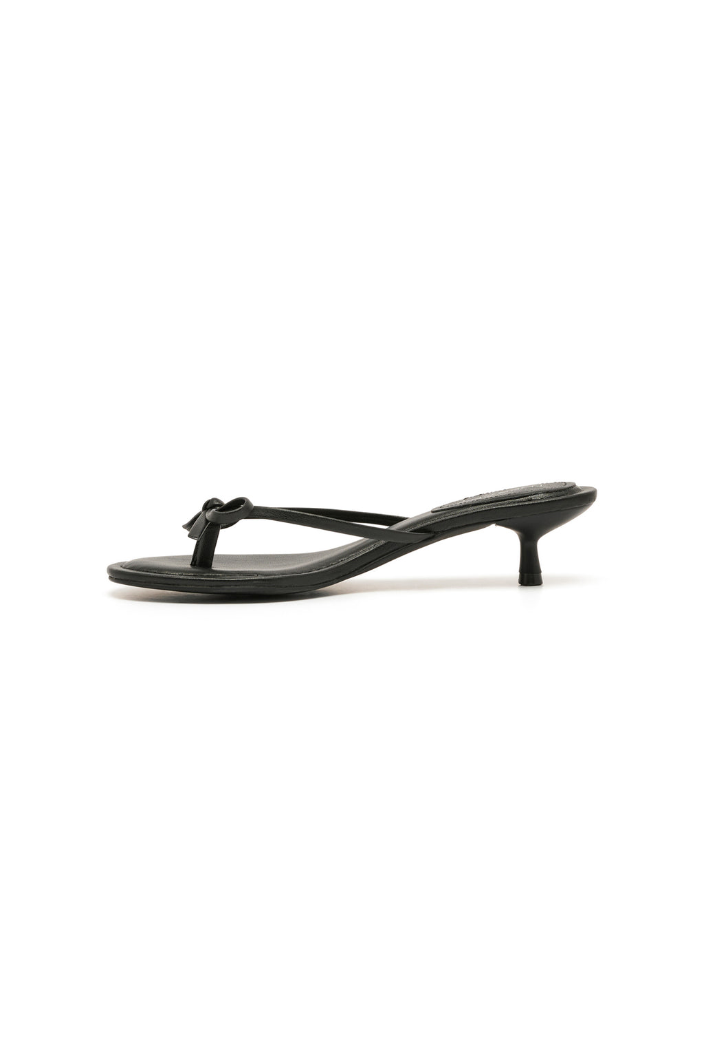 THERAPY Somer Thong Heel Black by Selfie Leslie