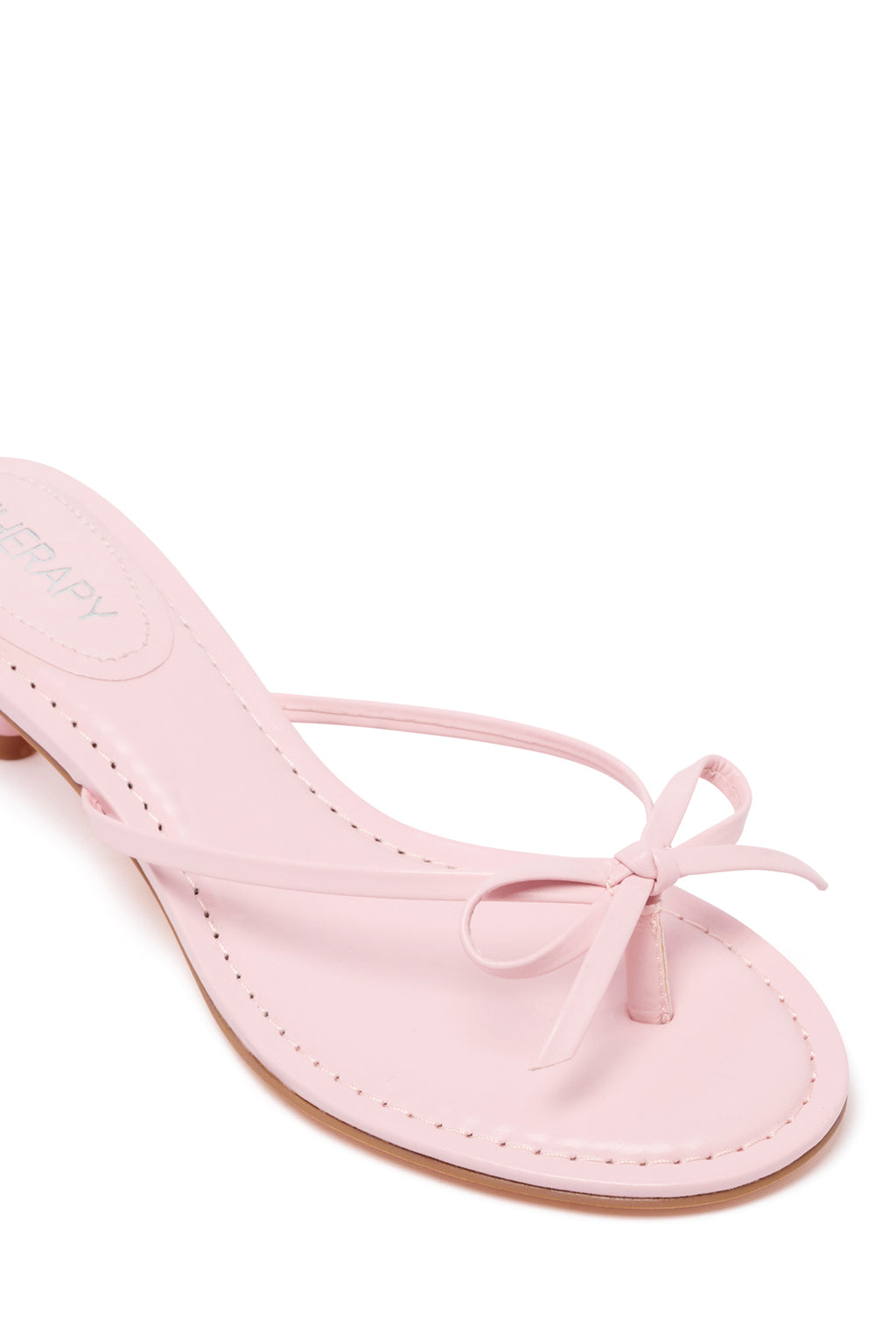 THERAPY Somer Thong Heel Pink by Selfie Leslie