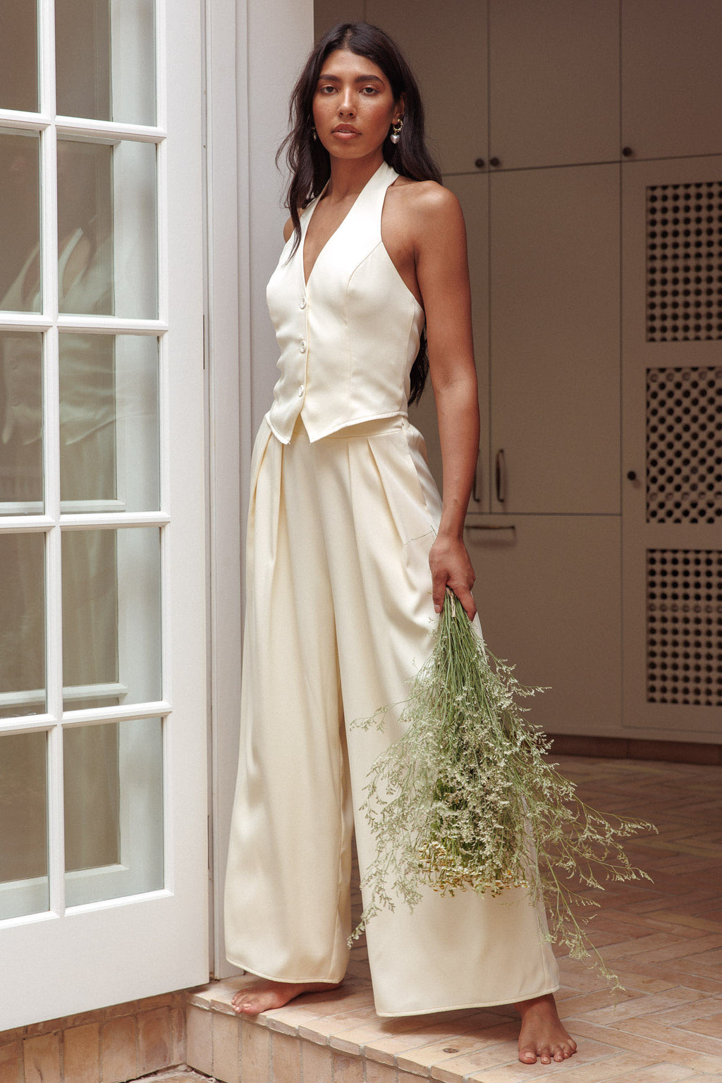 Tammi Wide Leg Pants Butter by Selfie Leslie