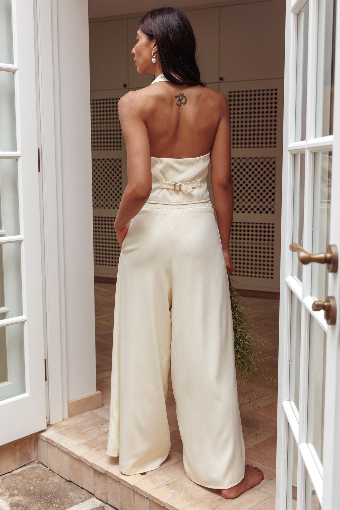 Tammi Wide Leg Pants Butter by Selfie Leslie