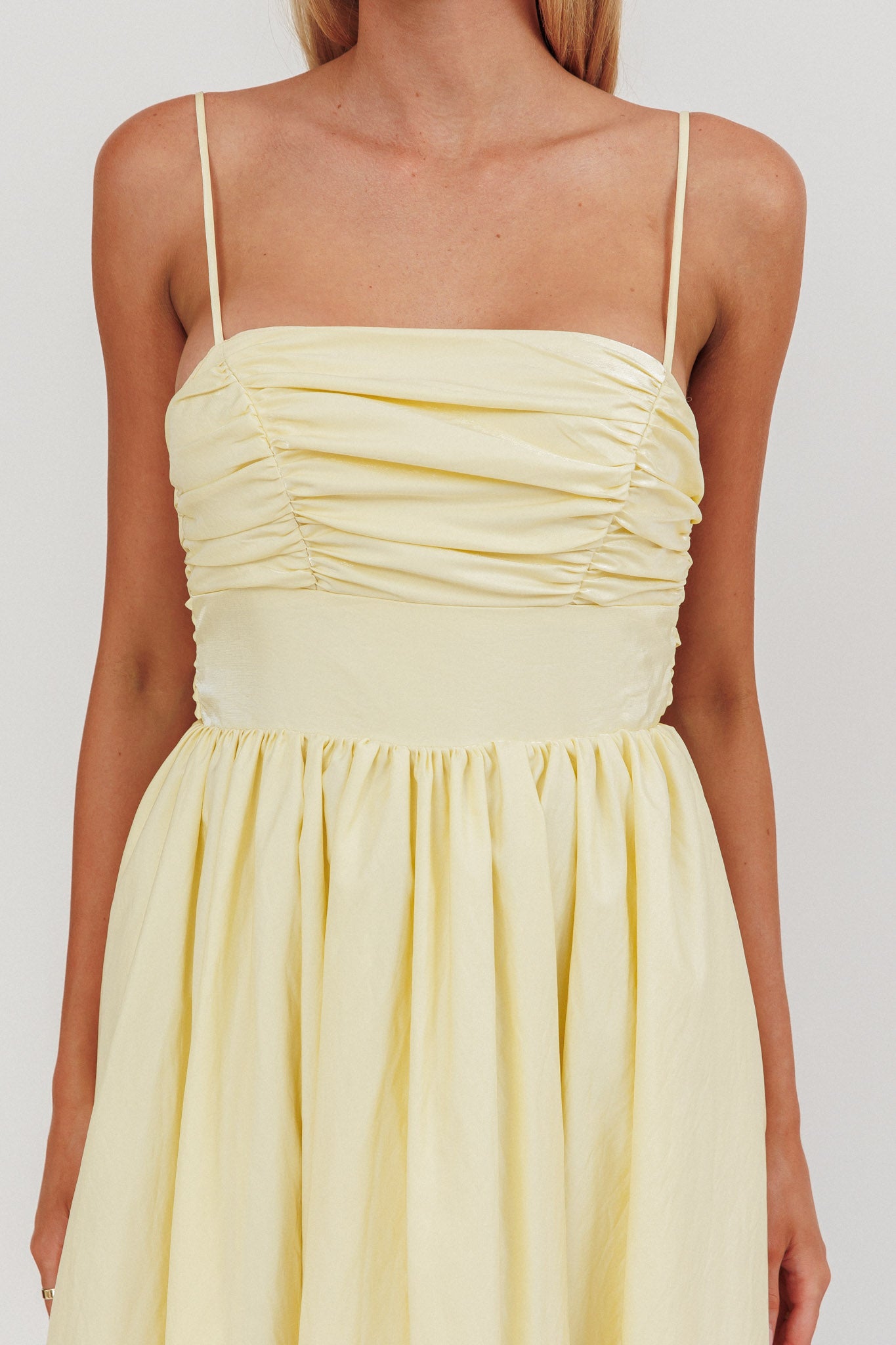 love this feeling maxi dress butter Love Songs Back Bow Maxi Dress Butter