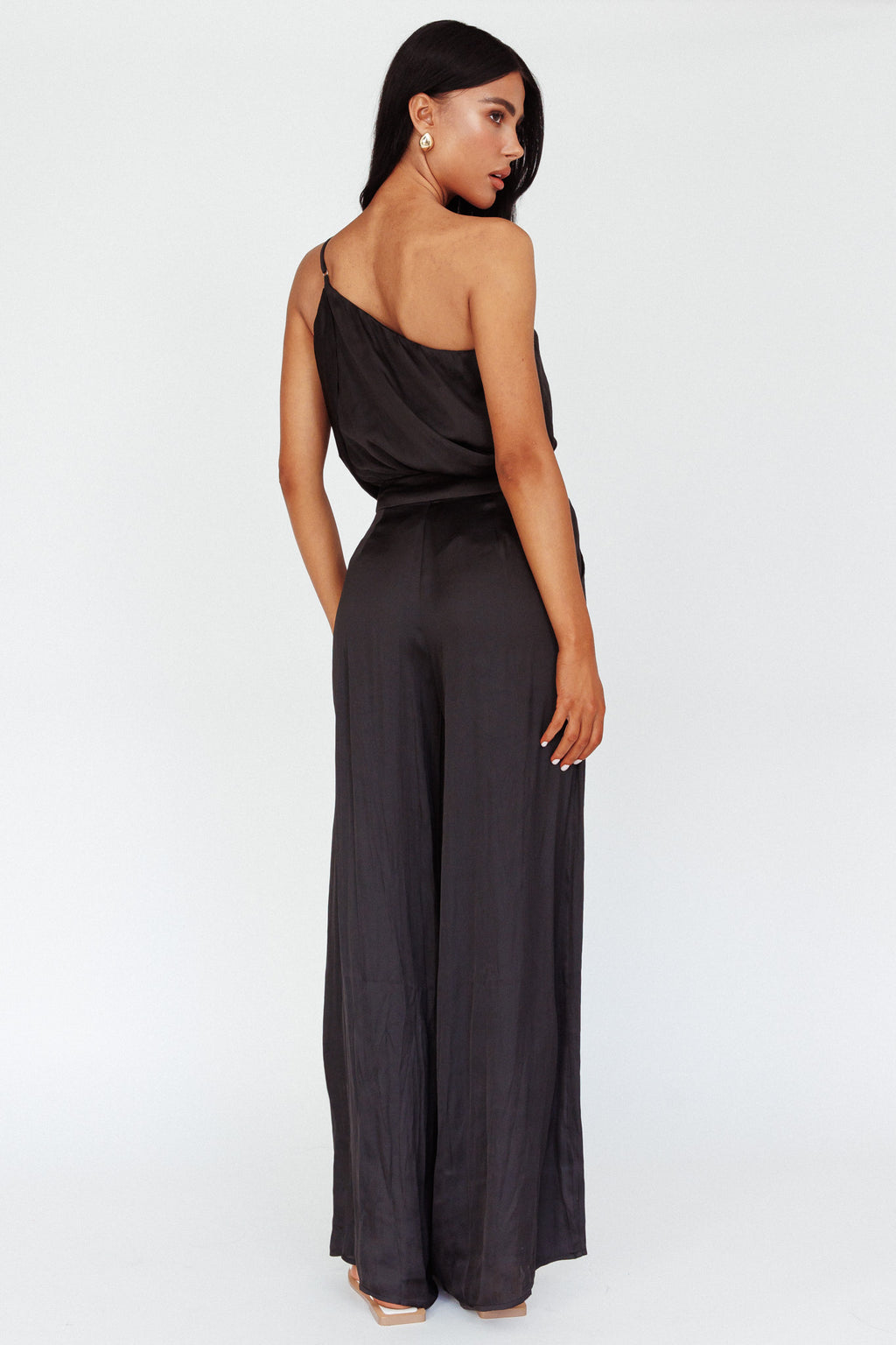 Pollina Wide Leg Pants Black by Selfie Leslie