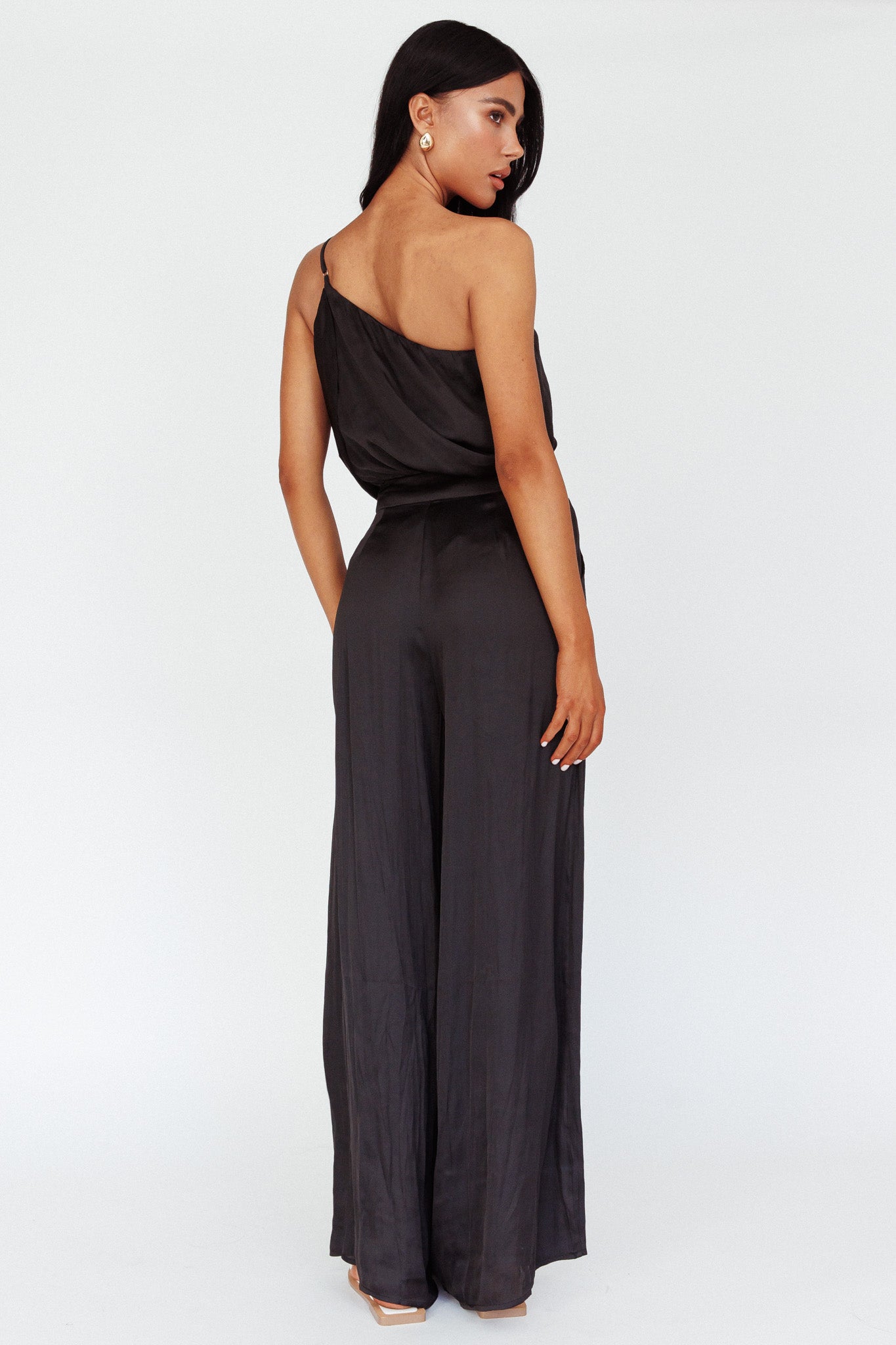 Pollina Wide Leg Pants Black by Selfie Leslie