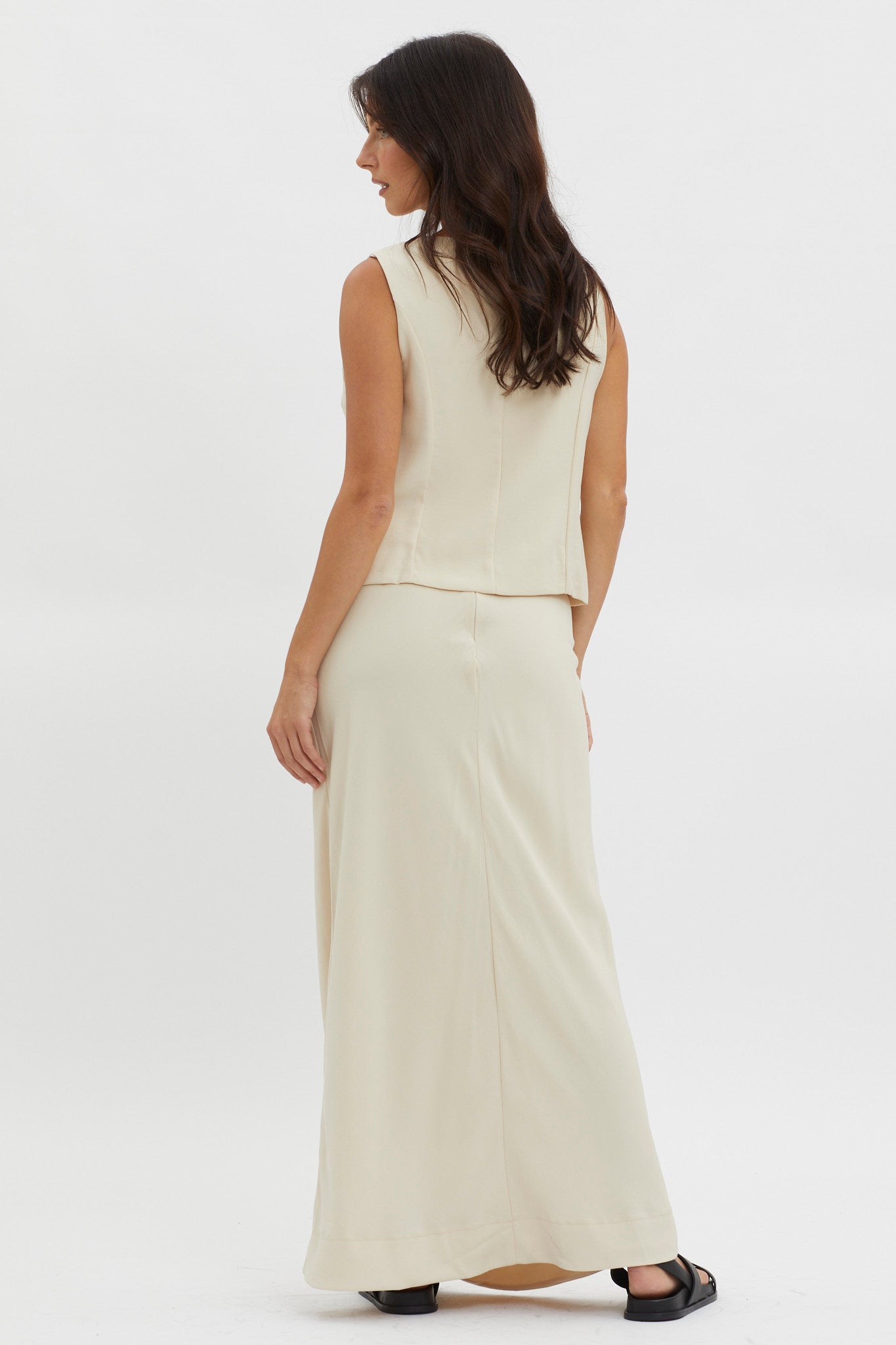 Philomena Midi Skirt Oat by Selfie Leslie