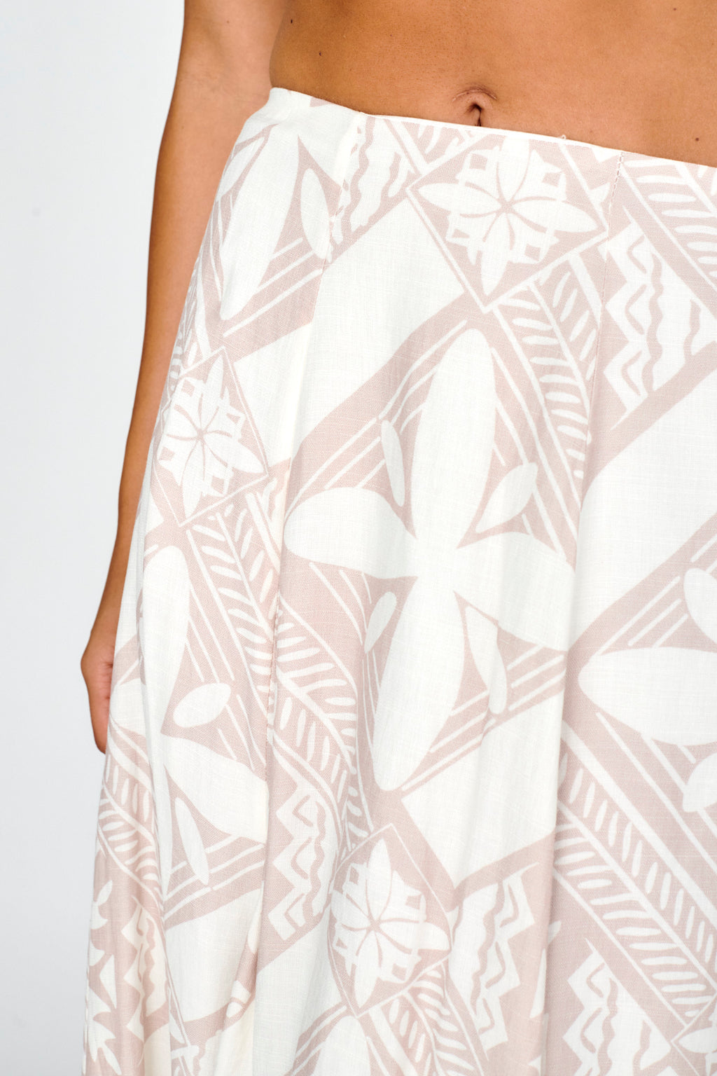 Sought After Maxi Skirt Print Latte by Selfie Leslie