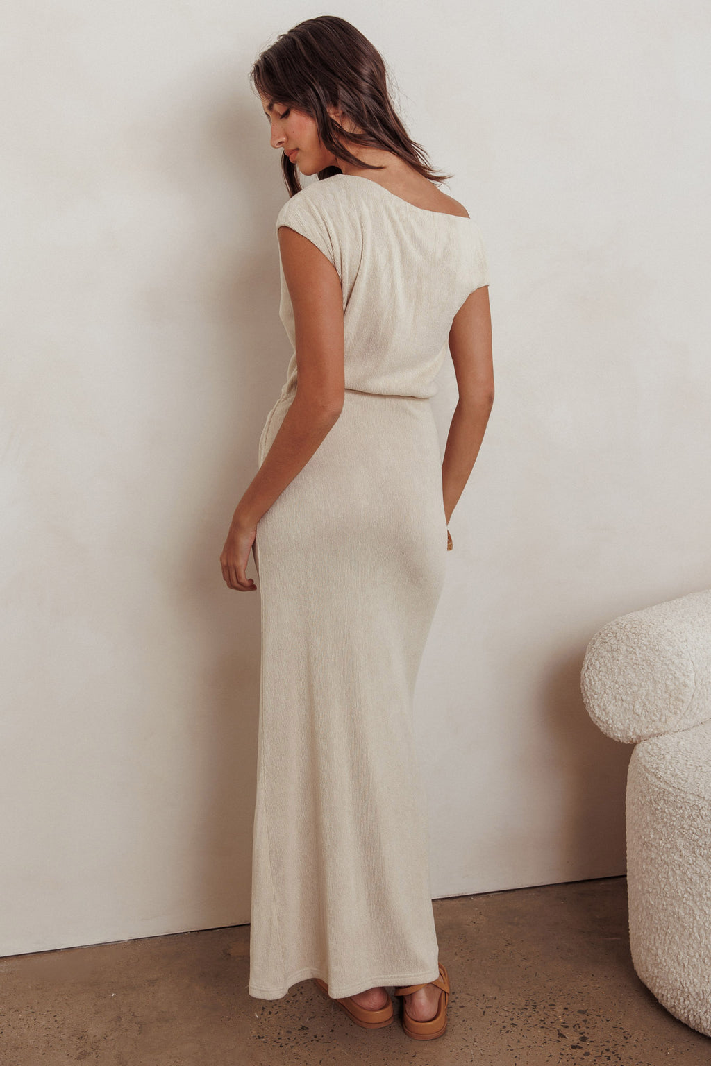 pearl trim knit dress Self-portrait