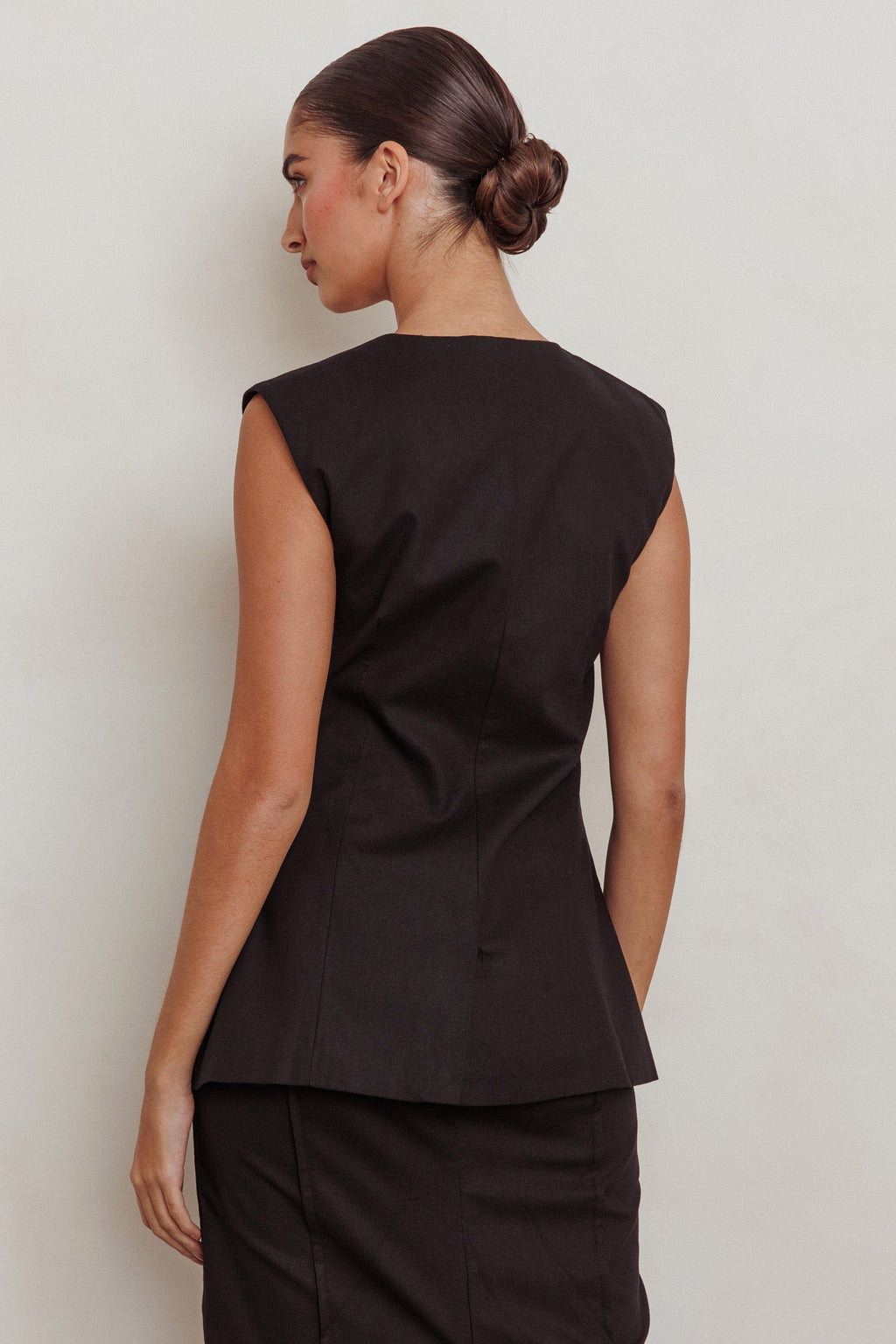 Sweet Treat Sleeveless Top Black by Selfie Leslie