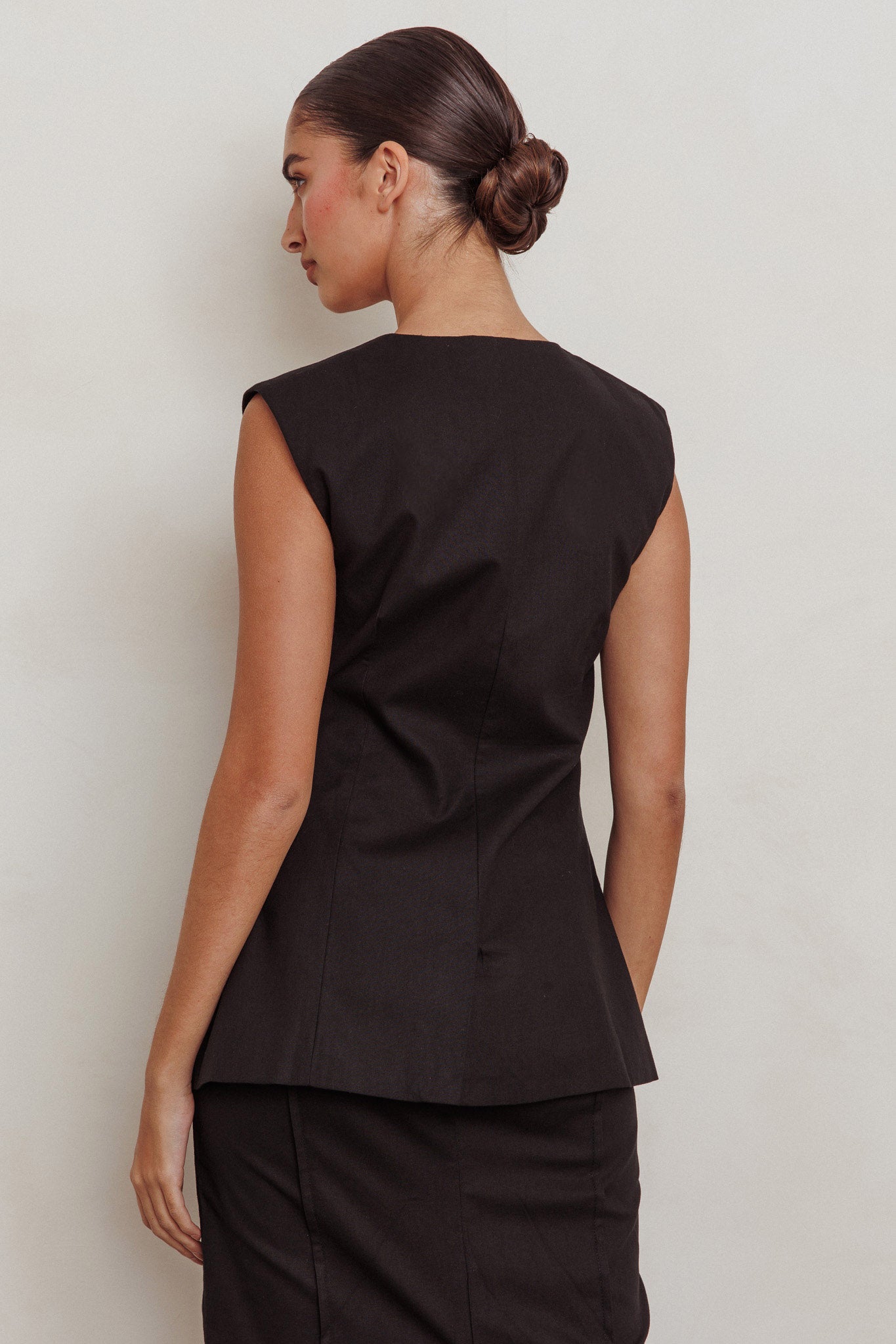 Sweet Treat Sleeveless Top Black by Selfie Leslie