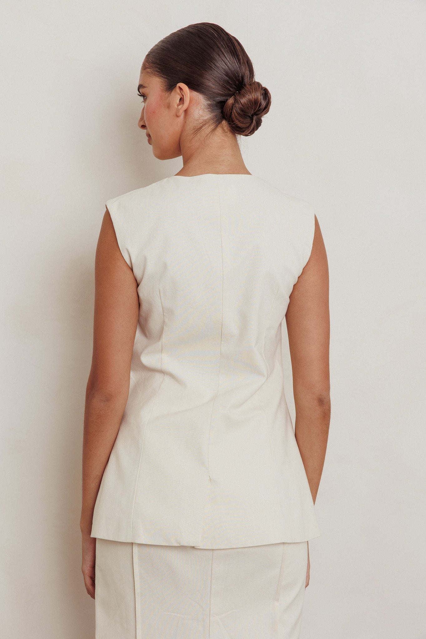 Sweet Treat Sleeveless Top Oat by Selfie Leslie