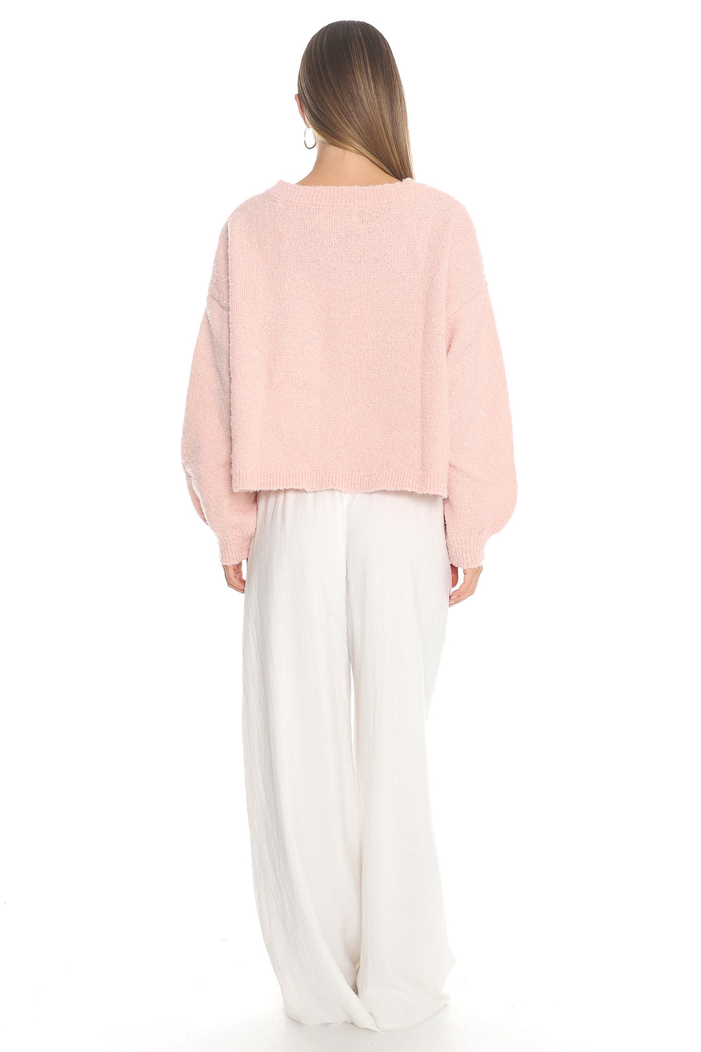 Taking Notes Button Front Cardigan Blush by Selfie Leslie